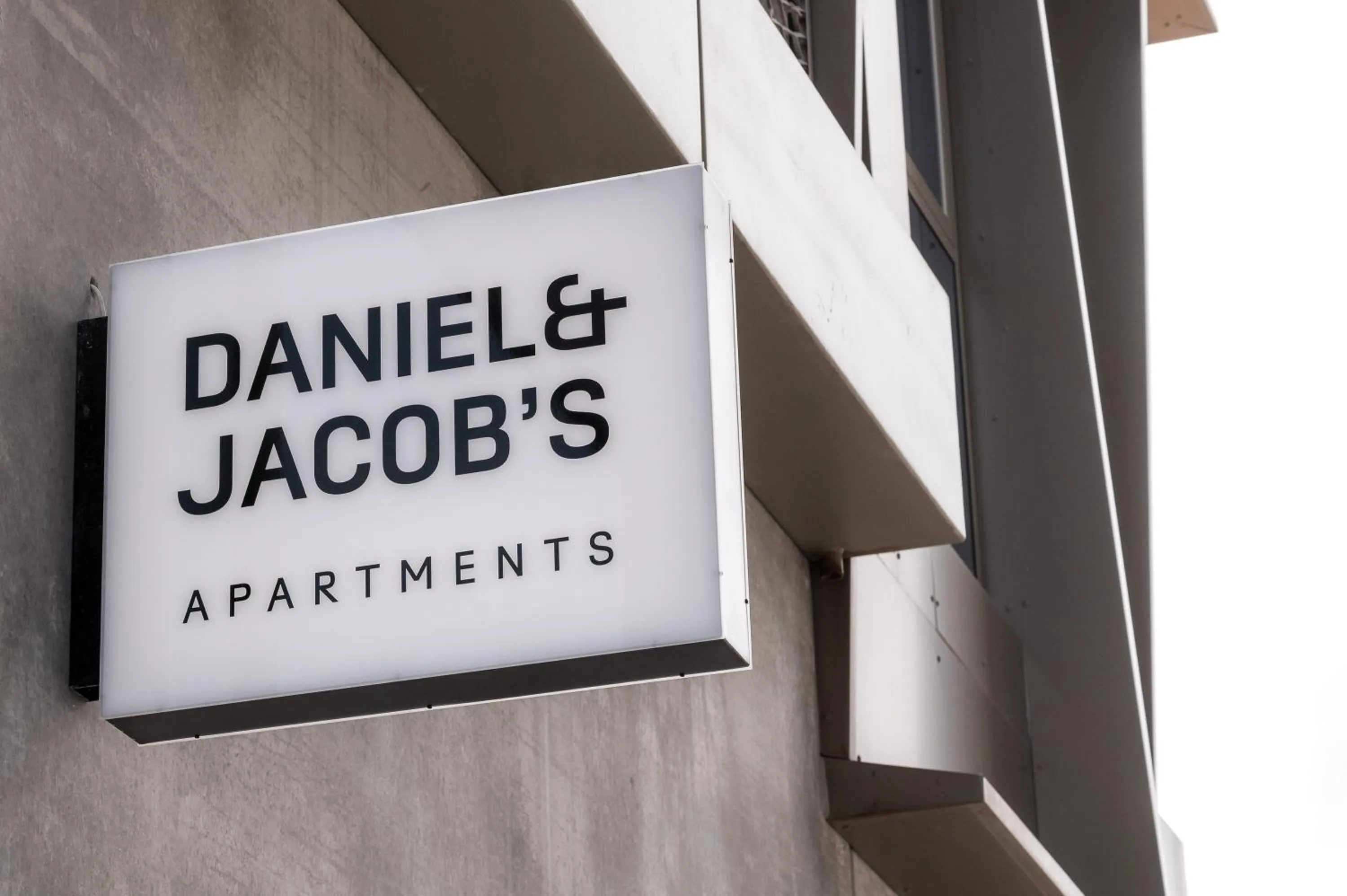 Property logo or sign in Daniel&Jacob's urban studios and boutique apartments