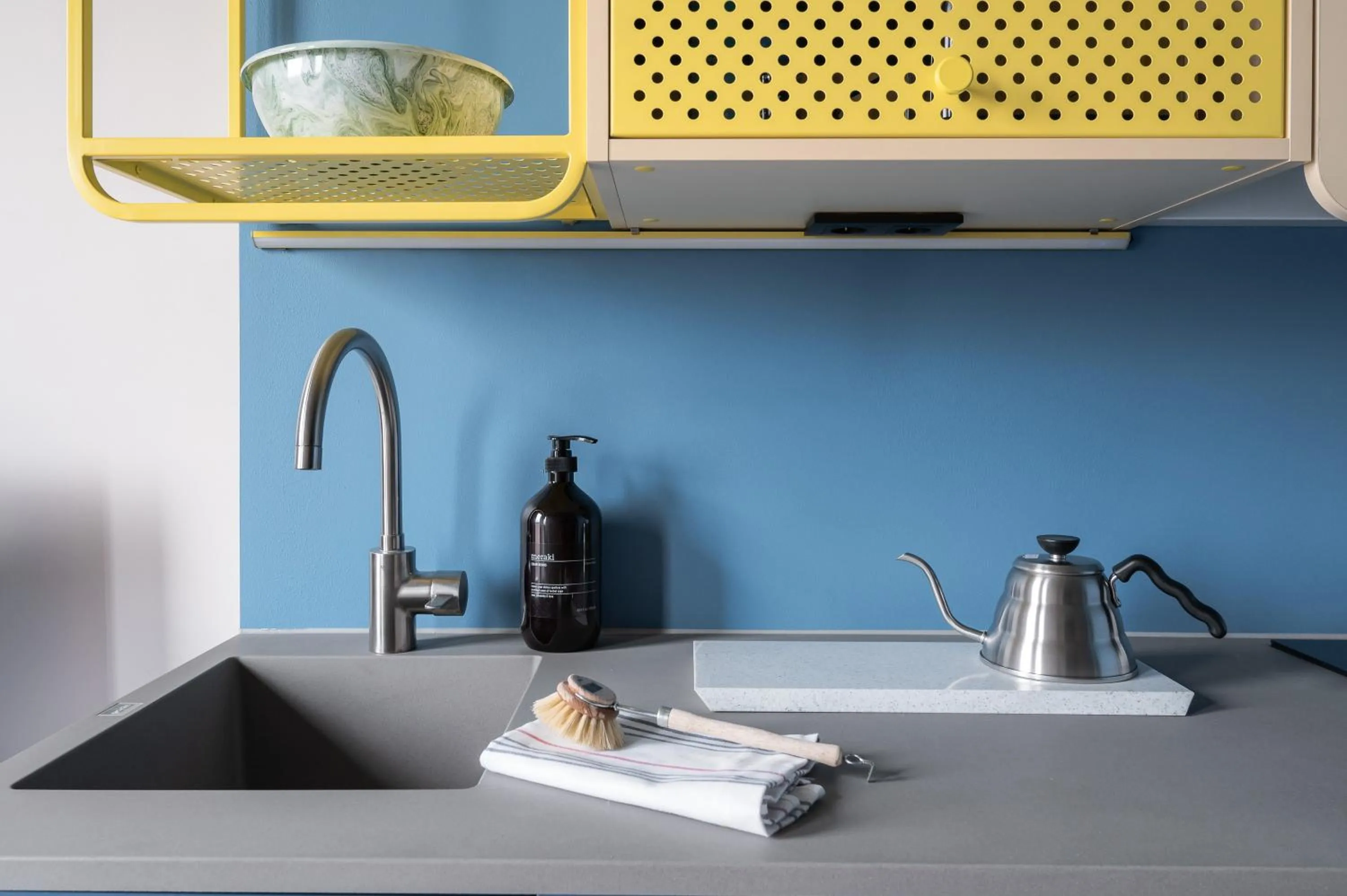 Kitchen or kitchenette in Daniel&Jacob's urban studios and boutique apartments