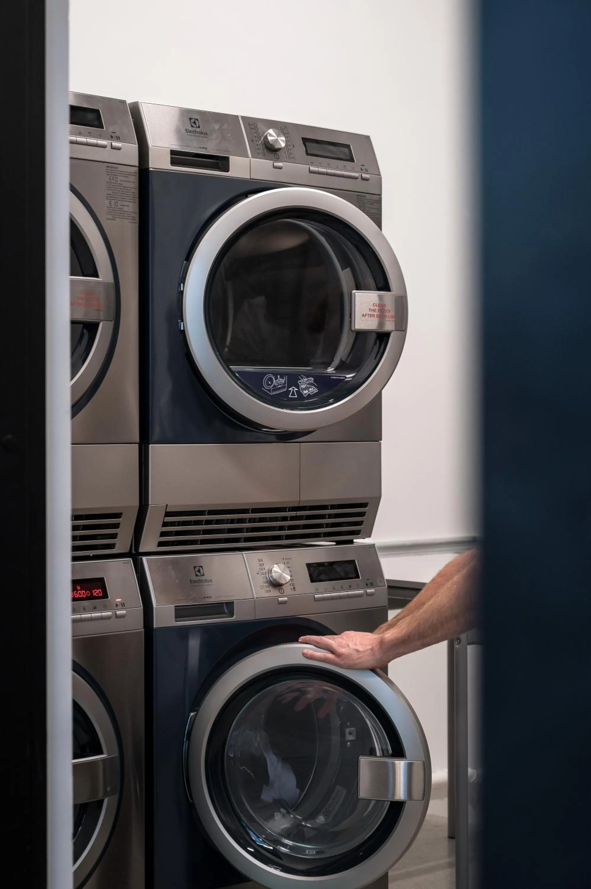 laundry in Daniel&Jacob's urban studios and boutique apartments