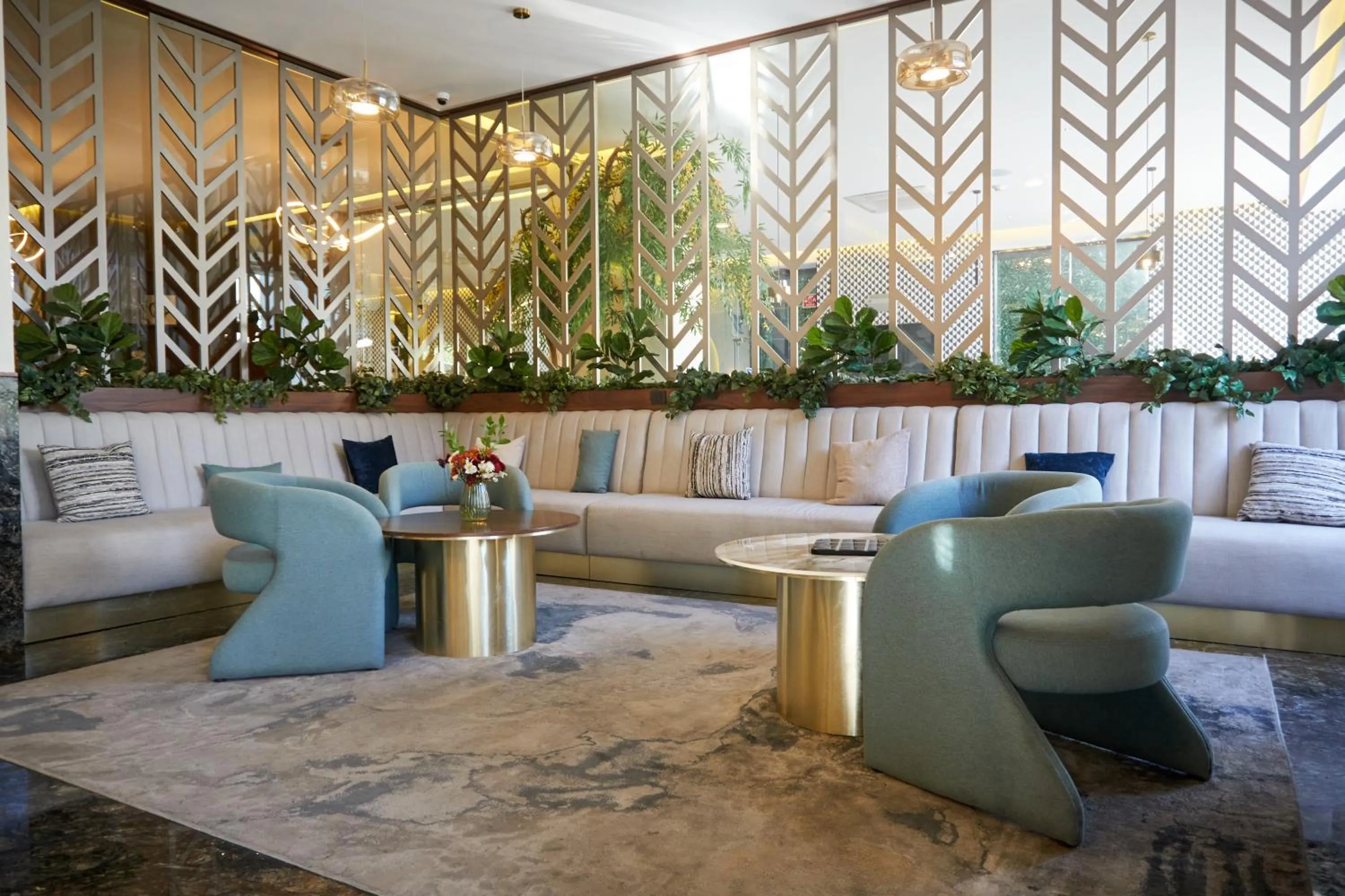 Lobby or reception in Hotel Antré Chapultepec