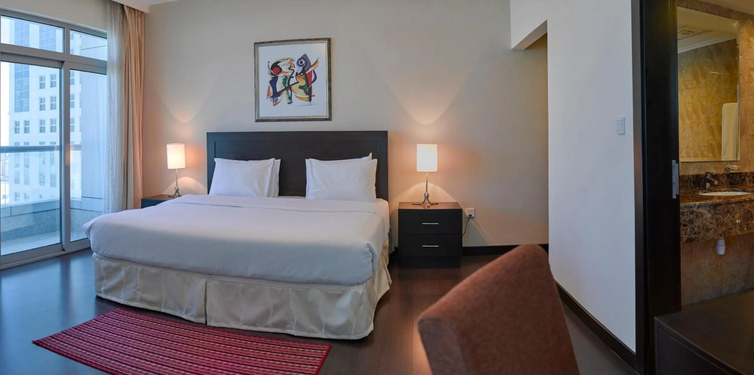 View (from property/room), Bed in Tulip Hotel & Suites