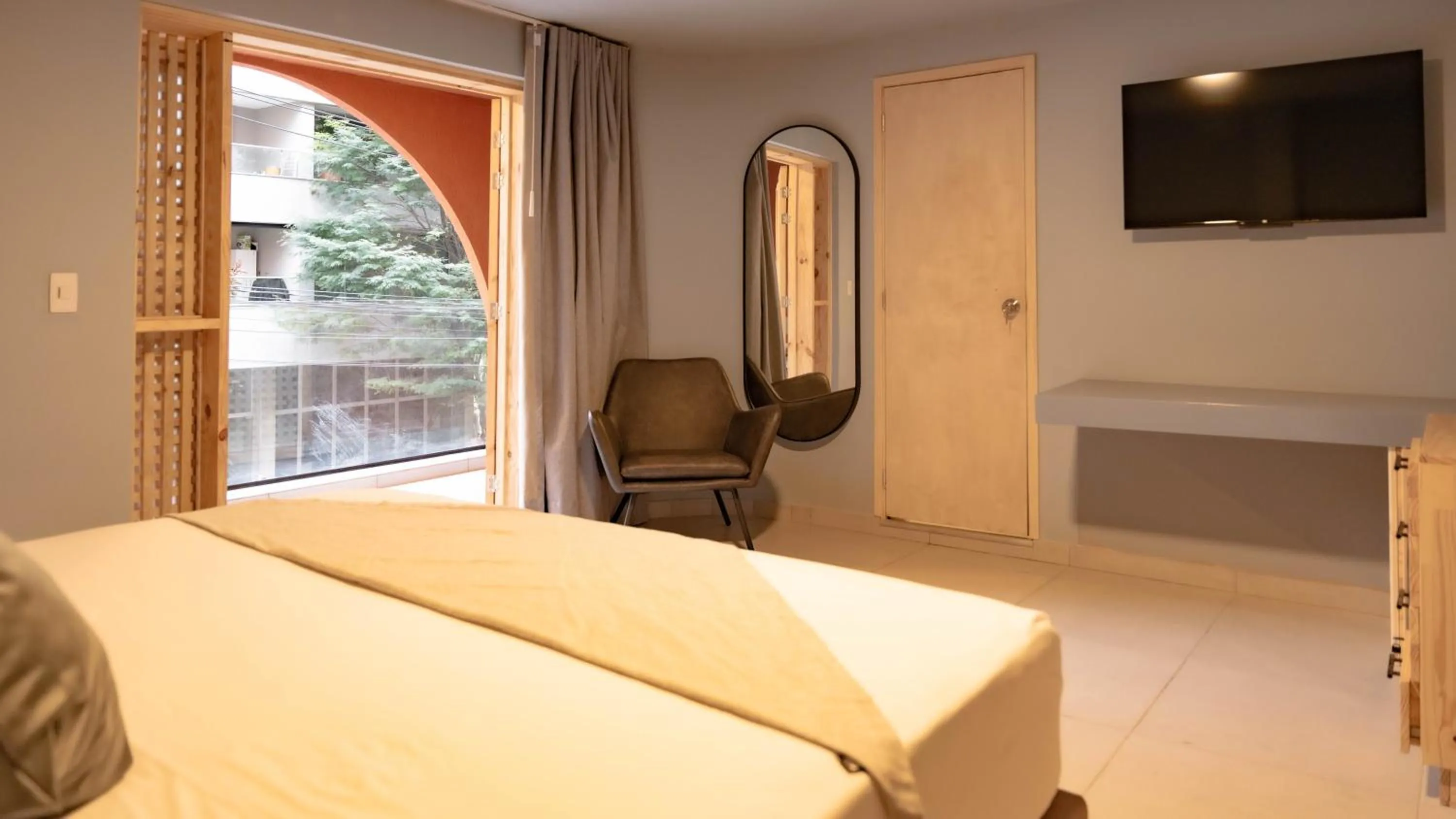 TV and multimedia, Bed in Leviu by Bernalo Hotels