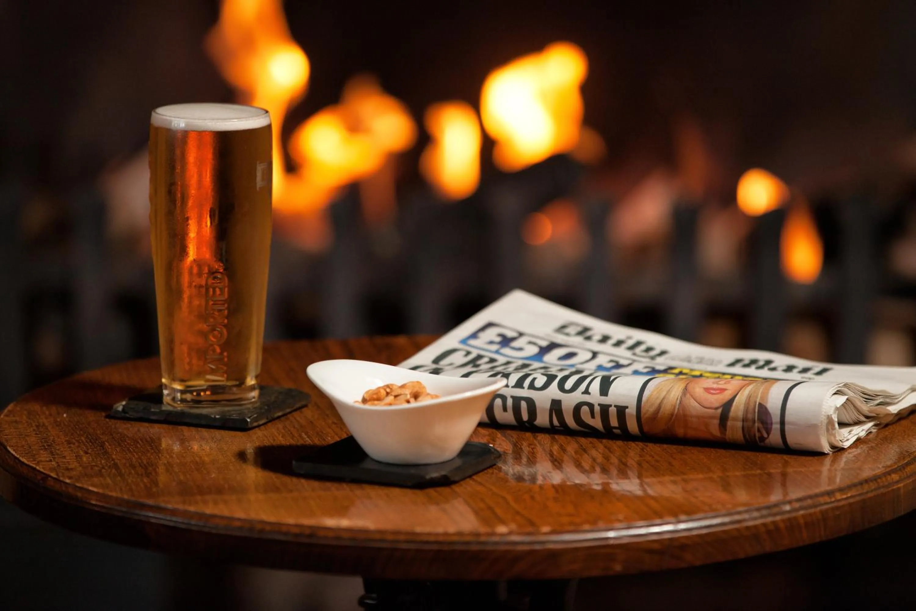 Drinks in Hollies Hotel