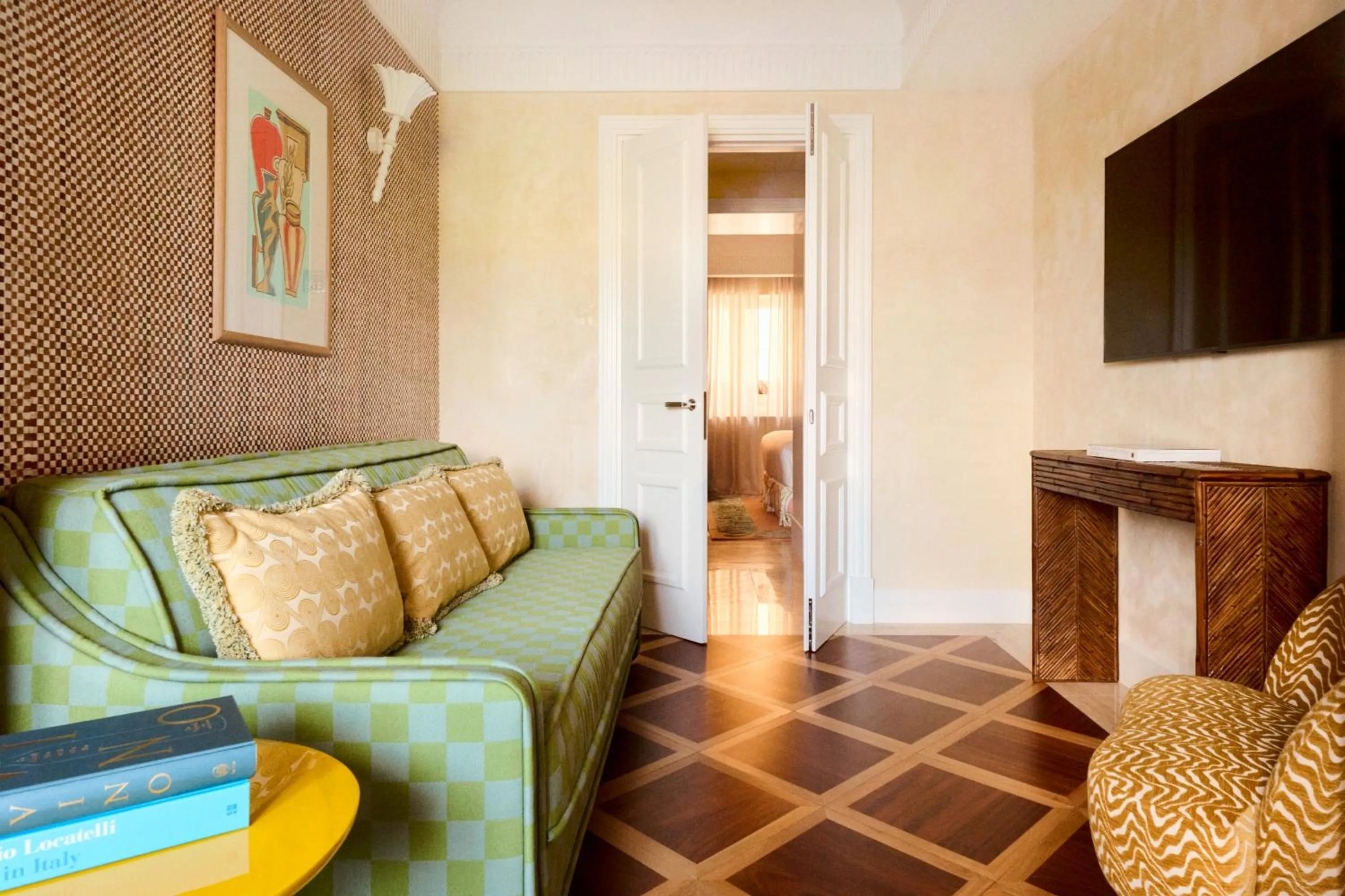 Living room in Casa Monti Roma