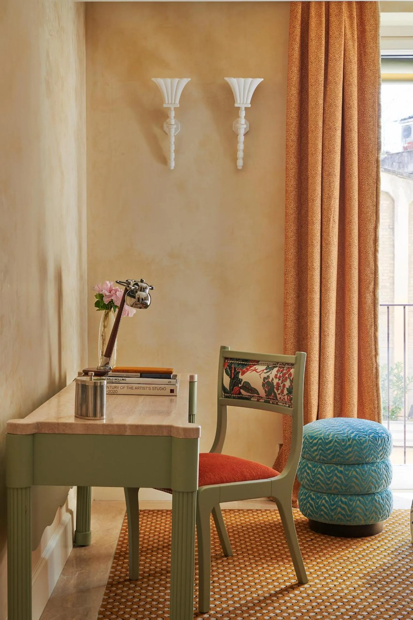 Seating area in Casa Monti Roma