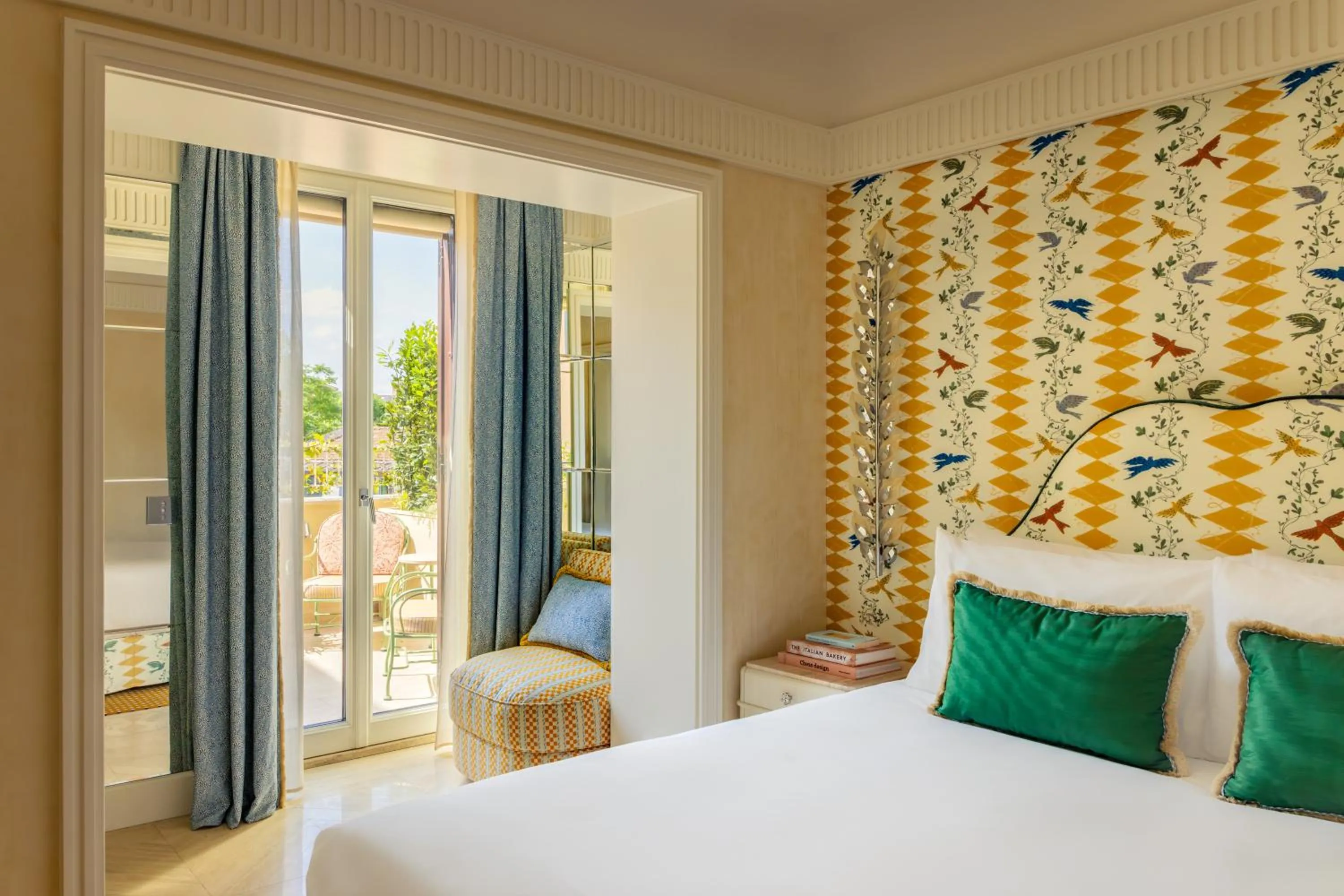 Bedroom, Bed in Casa Monti Roma