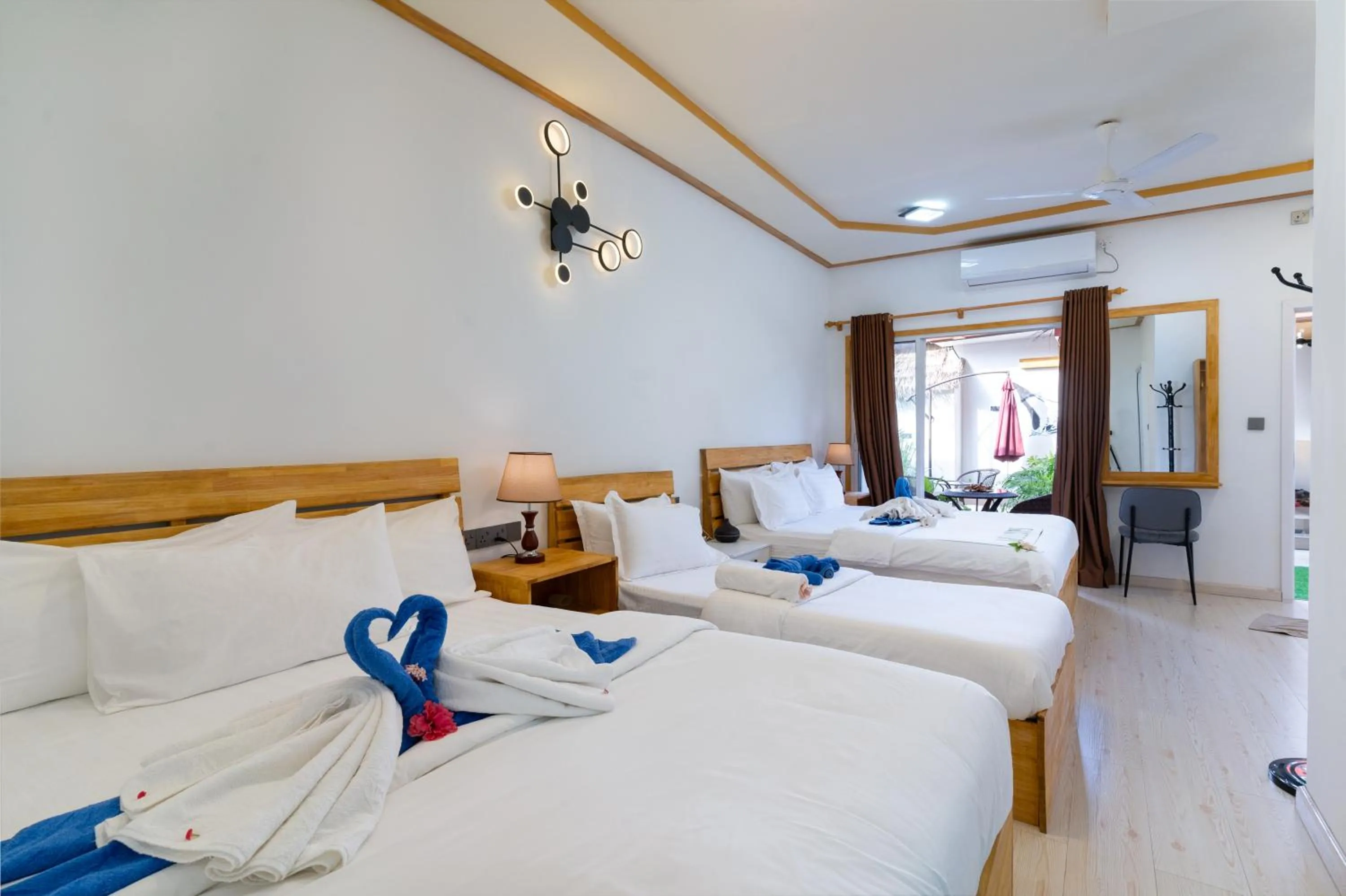Bed in Tropico villa
