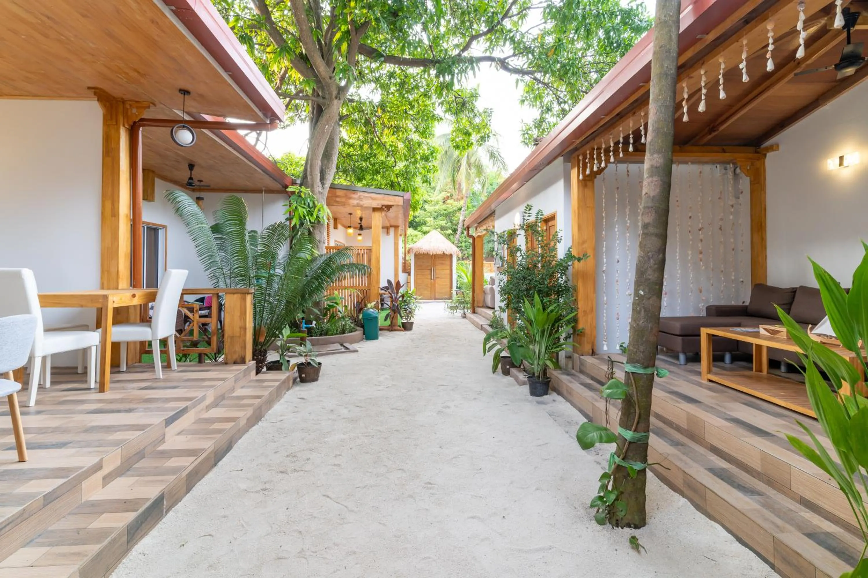 Garden view in Tropico villa