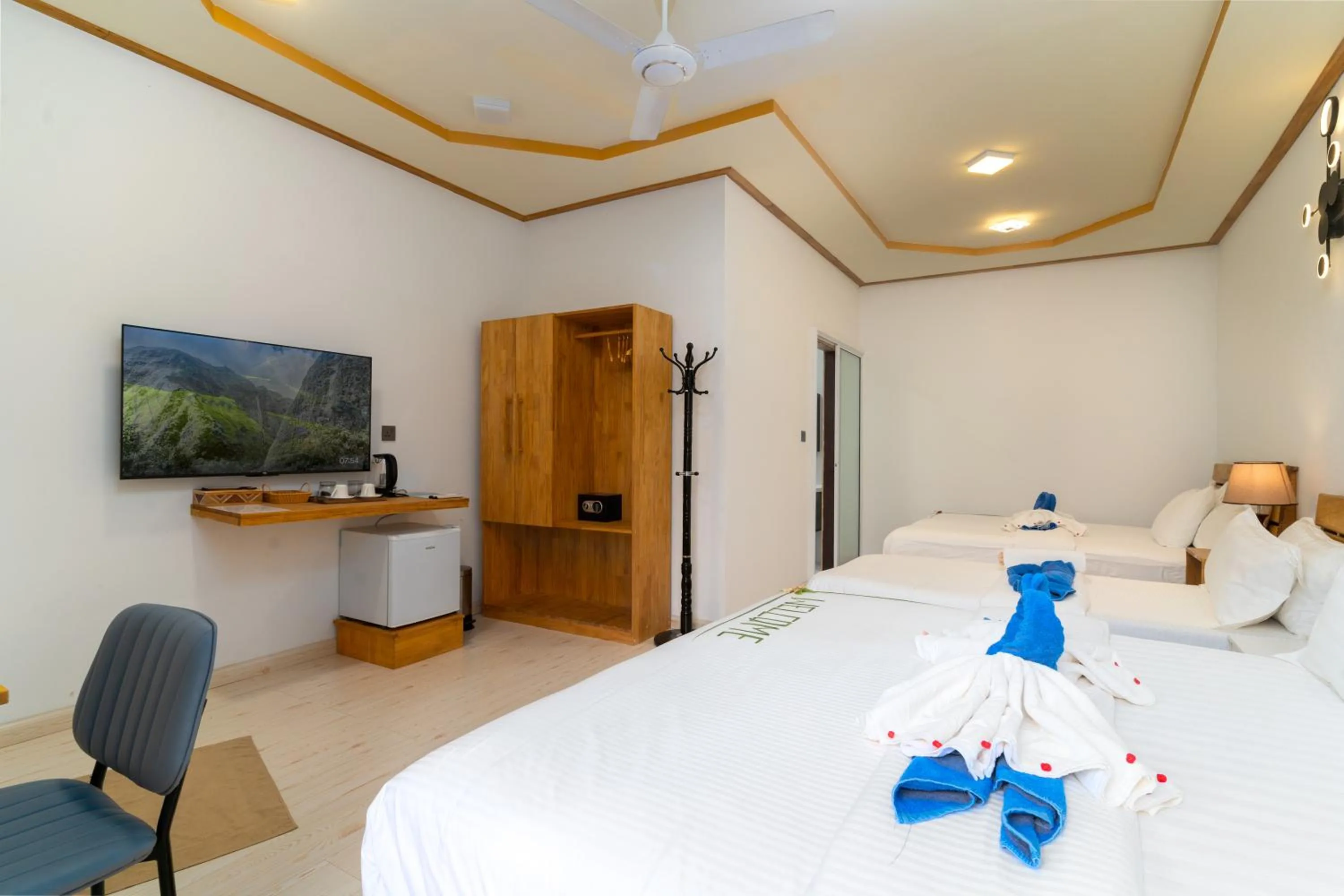 Bed in Tropico villa