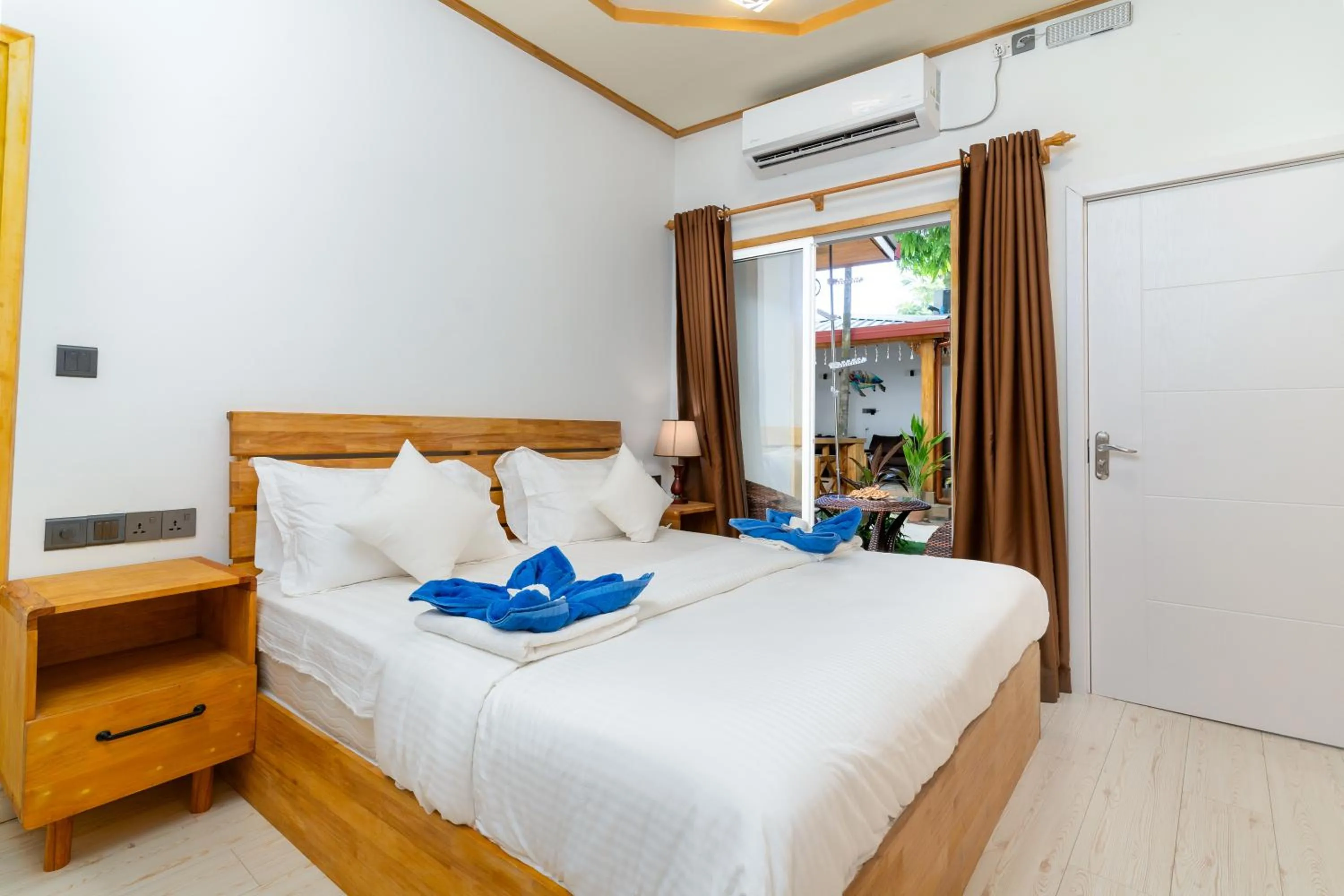 Bed in Tropico villa
