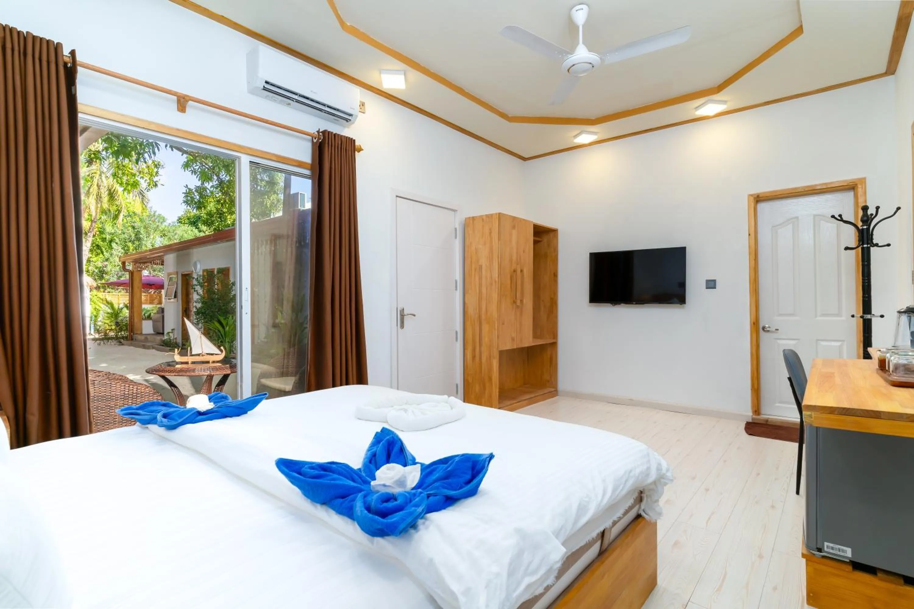 Bed in Tropico villa