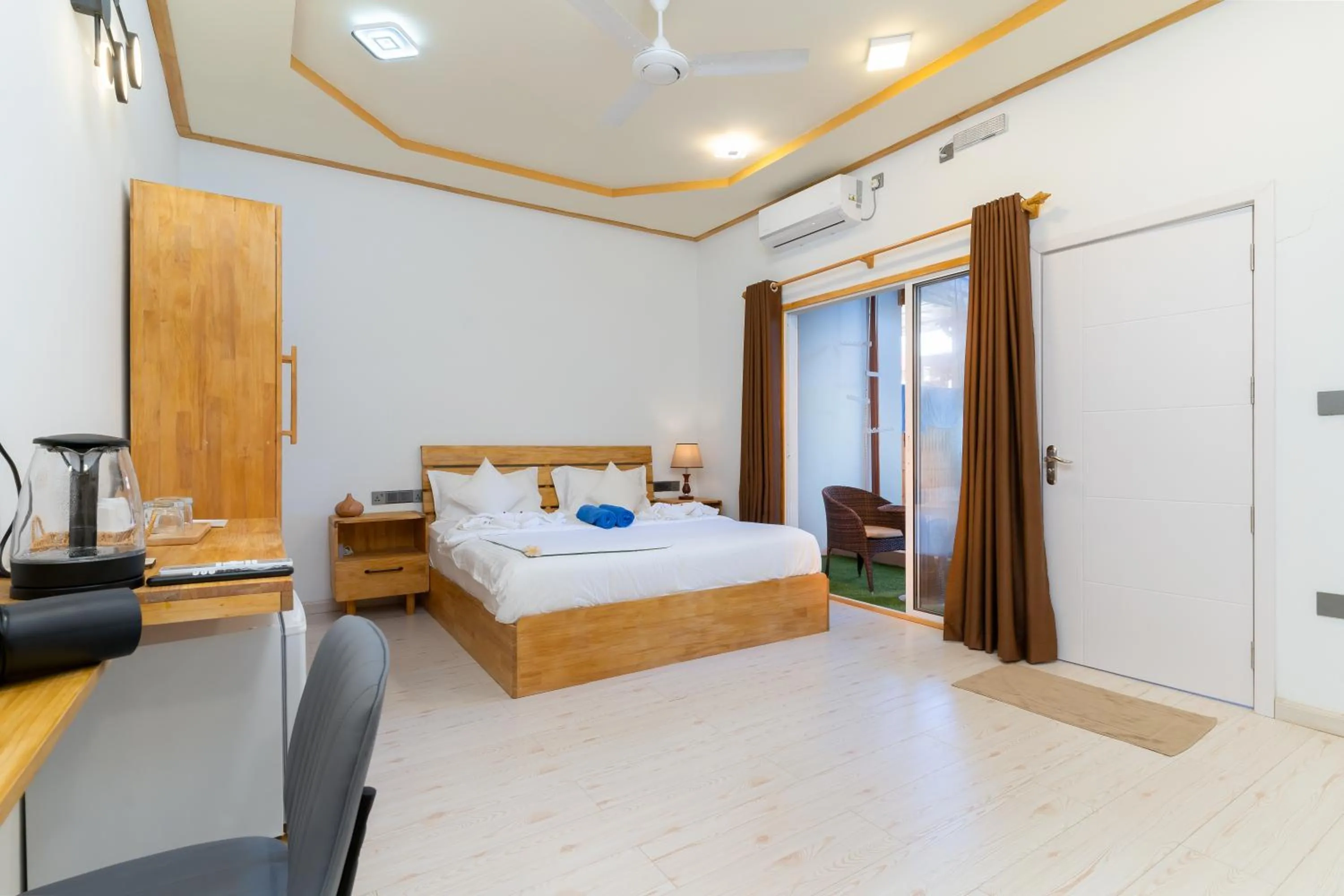 Bed in Tropico villa