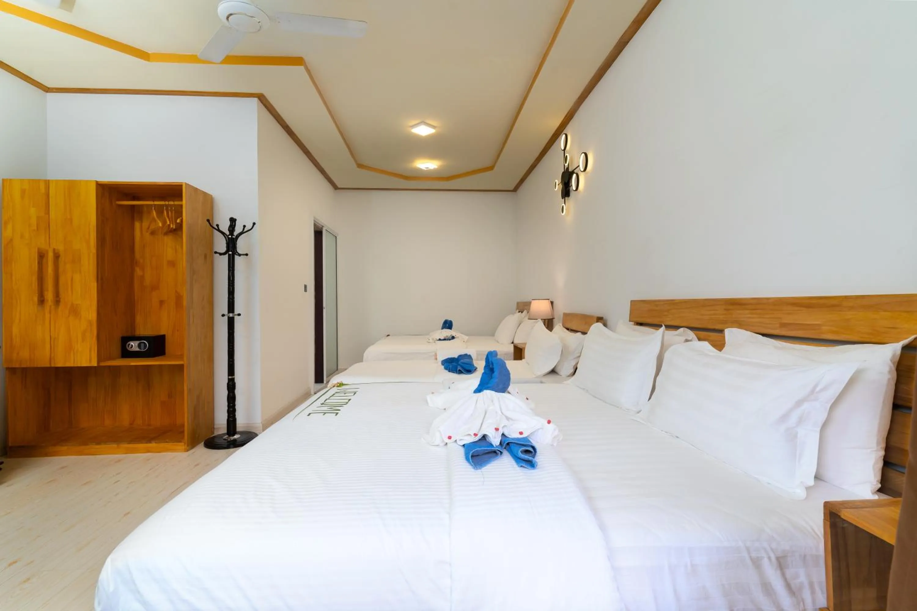 Bed in Tropico villa