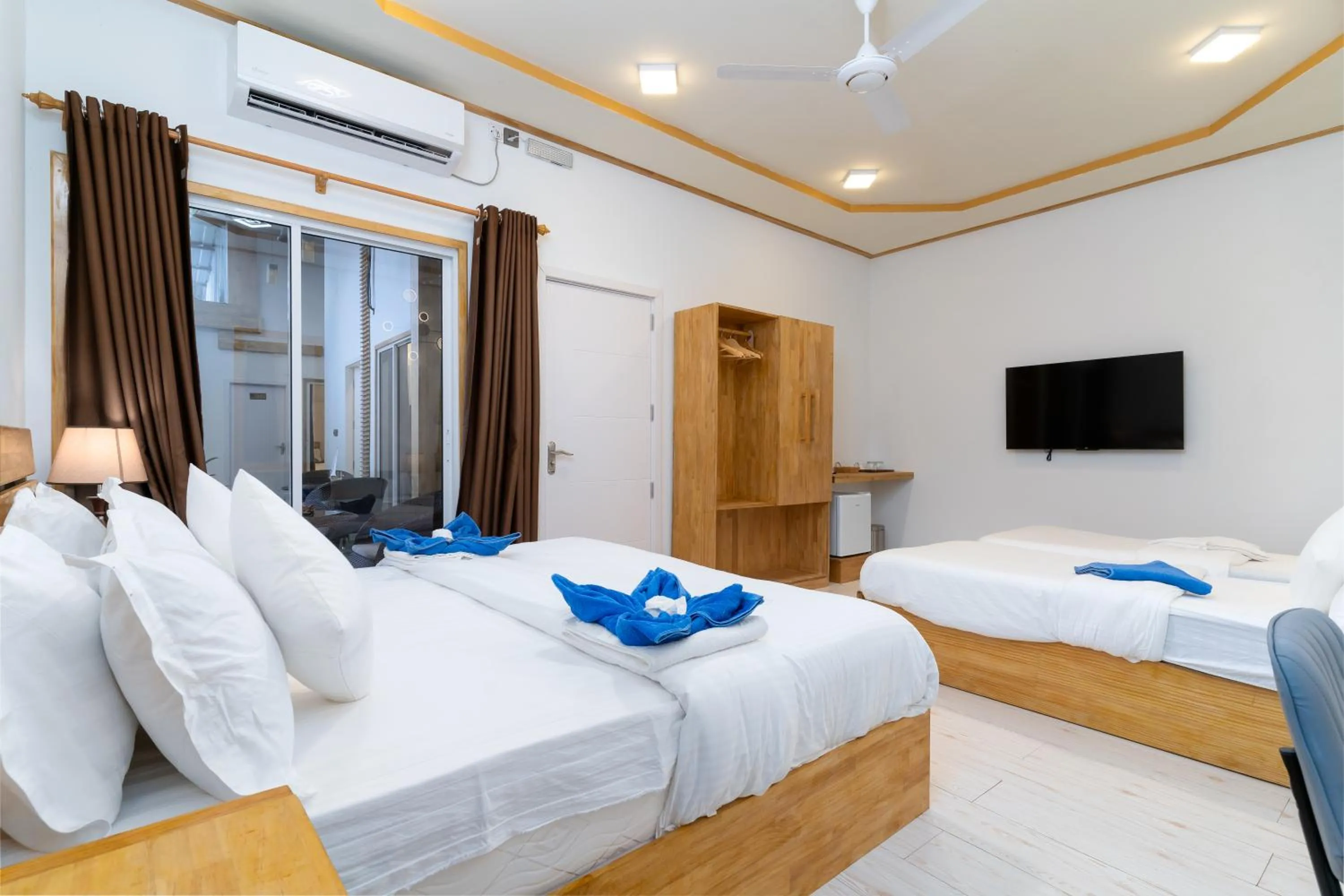 Bed in Tropico villa