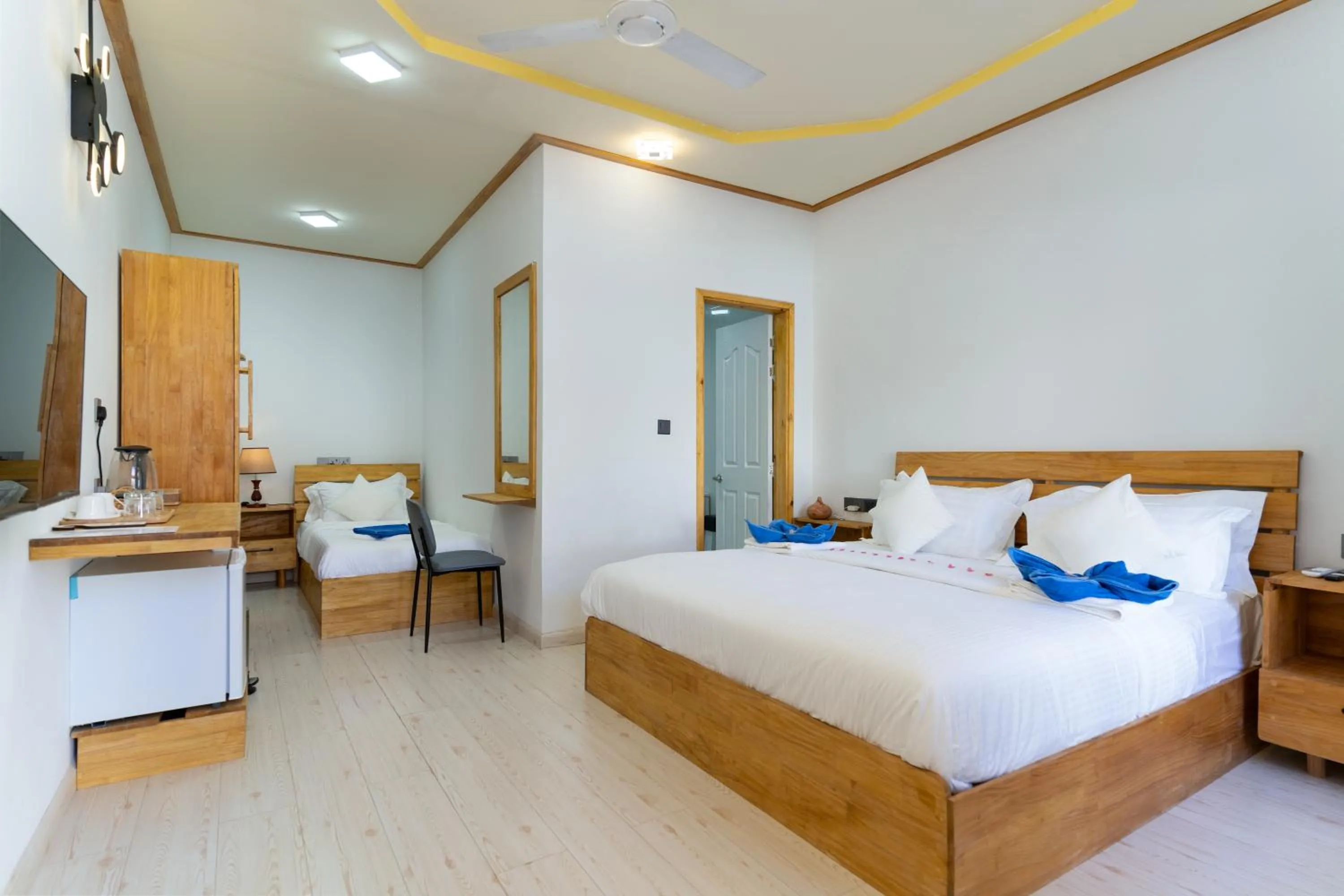 Bed in Tropico villa