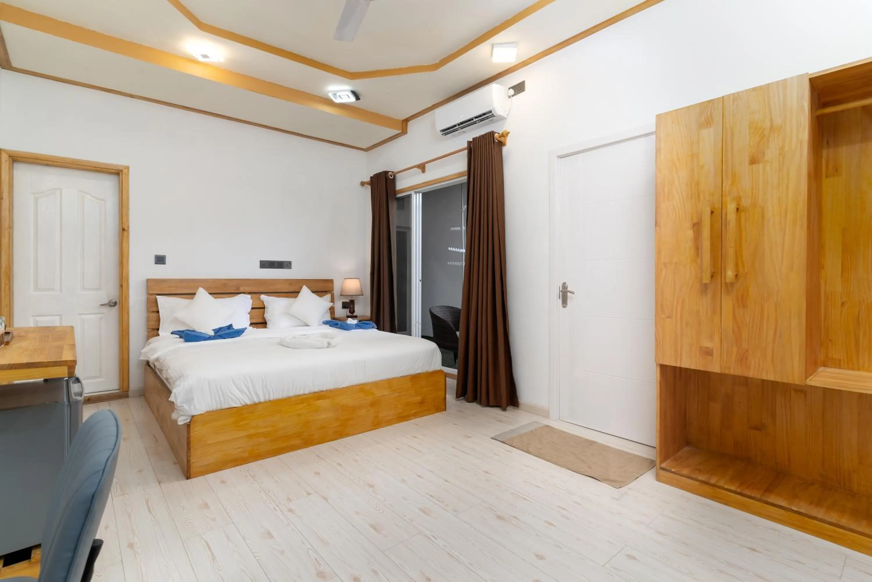 Bed in Tropico villa