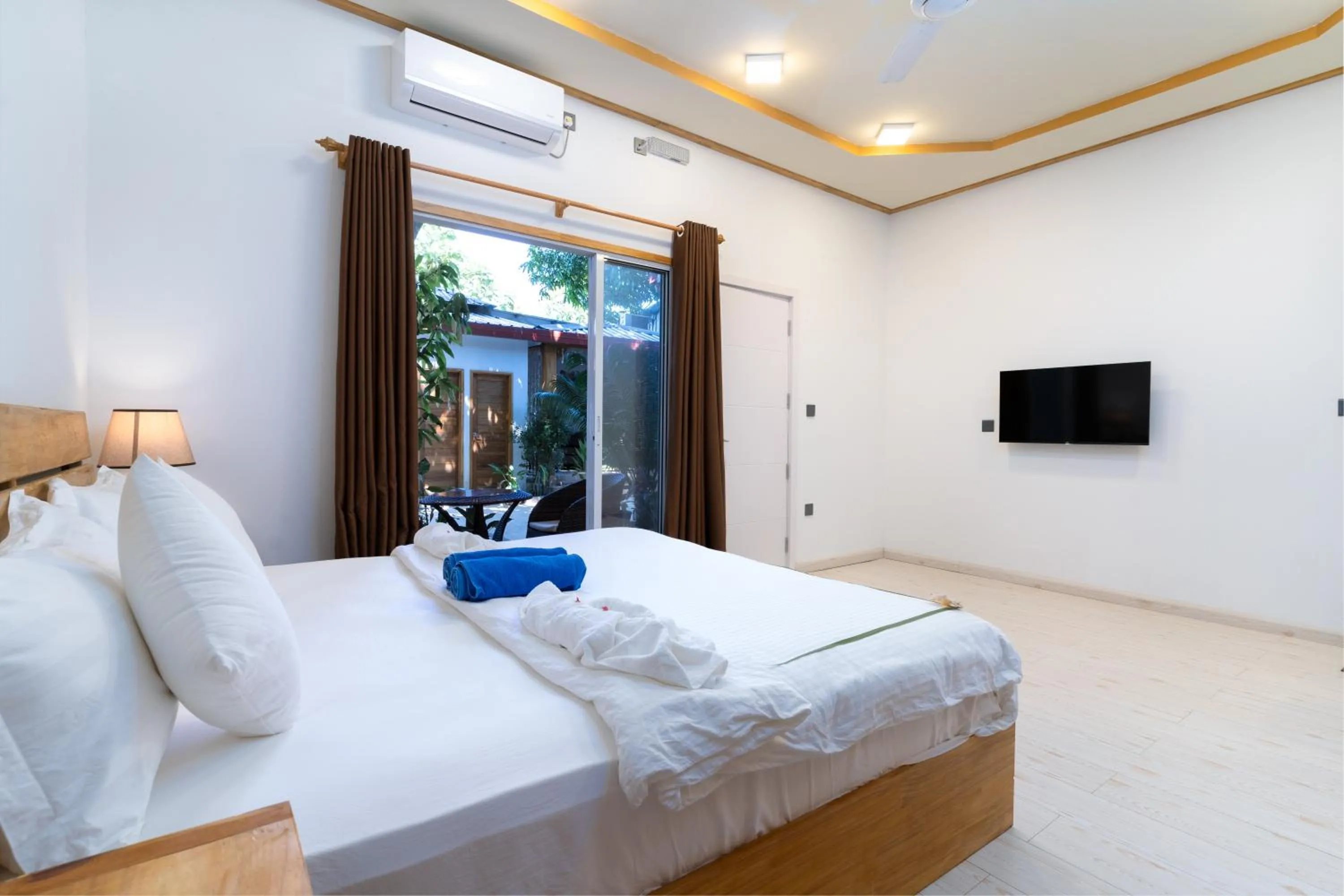 Bed in Tropico villa