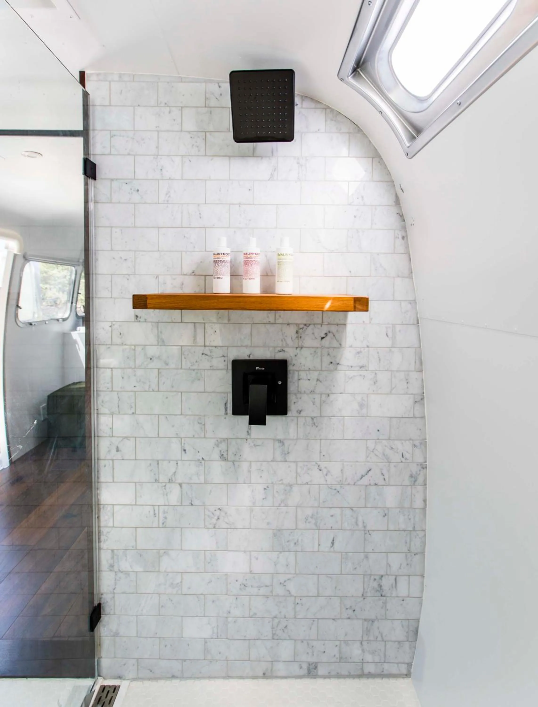 Shower in AutoCamp Sequoia