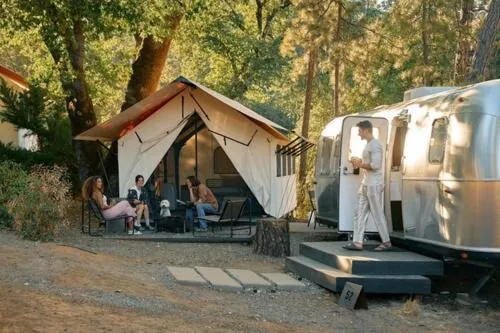 Patio in AutoCamp Sequoia