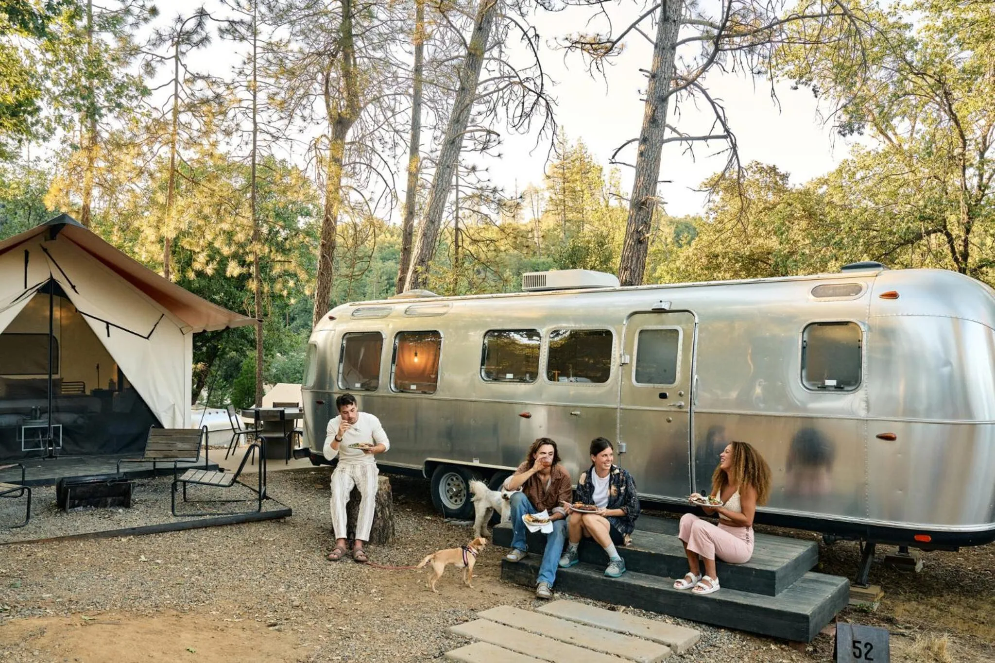 Patio in AutoCamp Sequoia