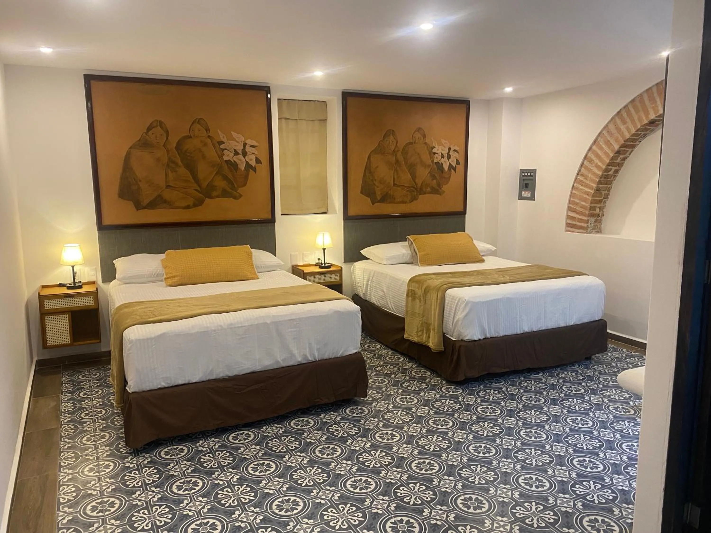 Bed in Hotel Tierra Marina Centro Historico