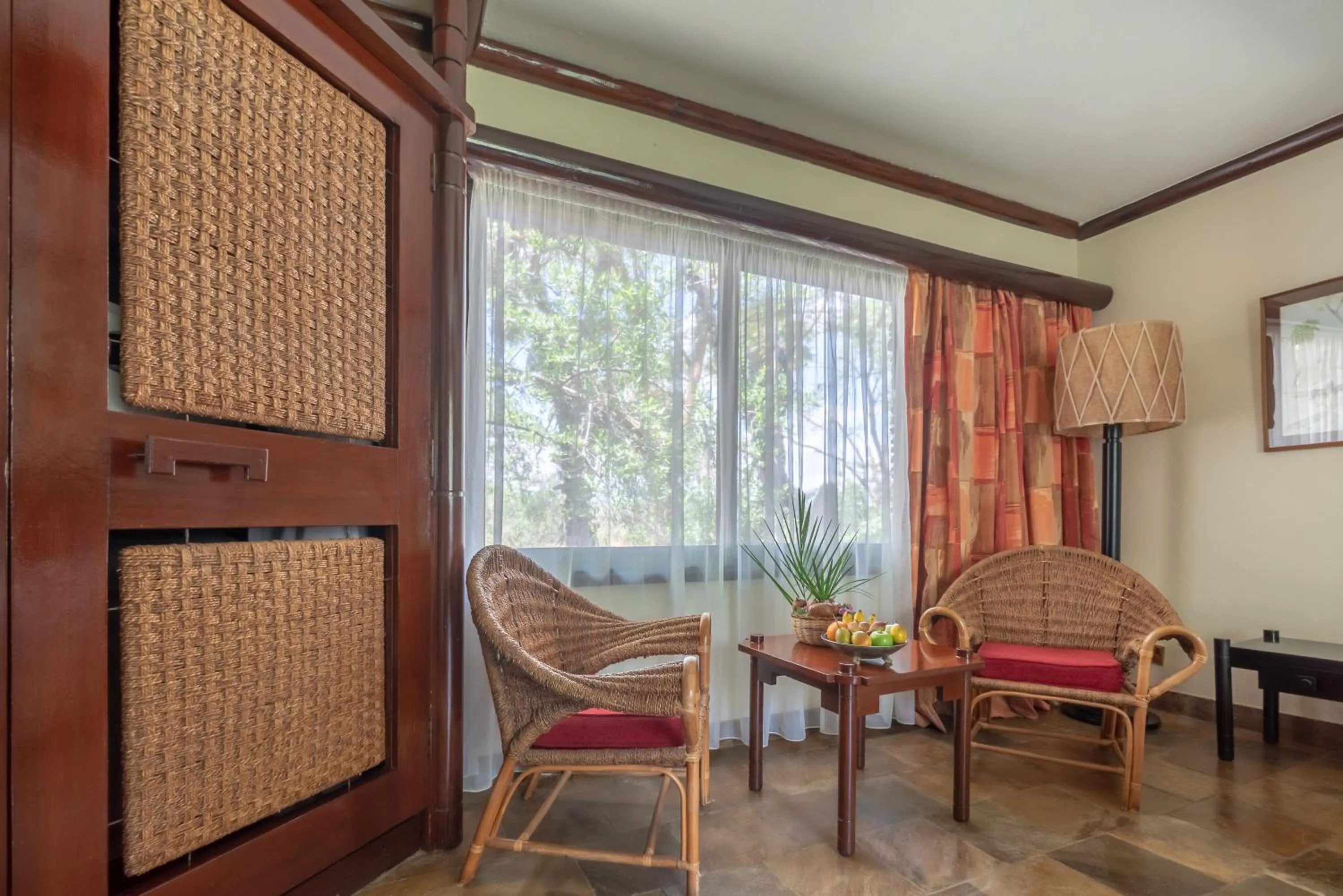Living room in Sarova Shaba Game Lodge
