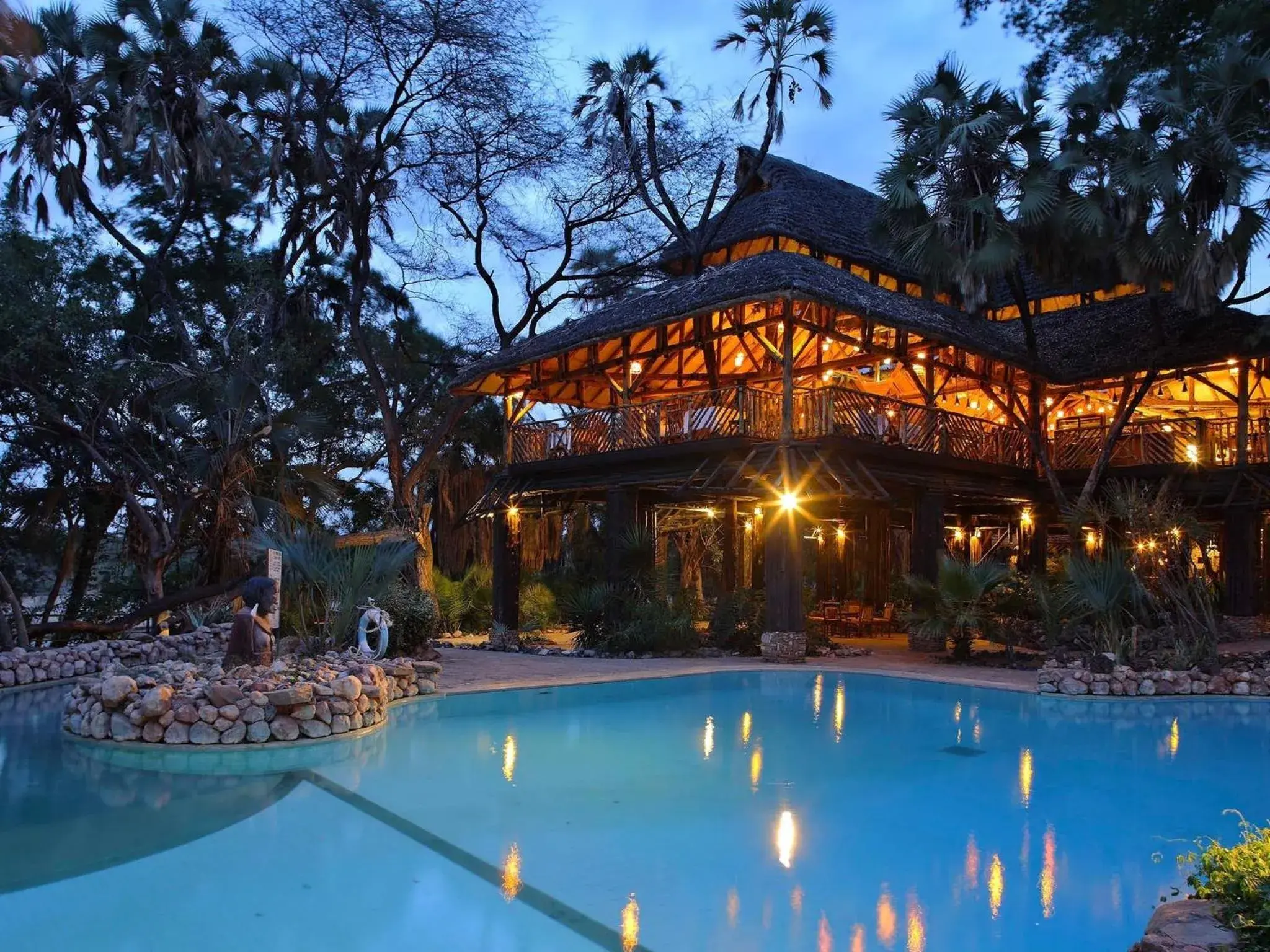 Facade/entrance in Sarova Shaba Game Lodge Facade/entrance in Sarova Shaba Game Lodge