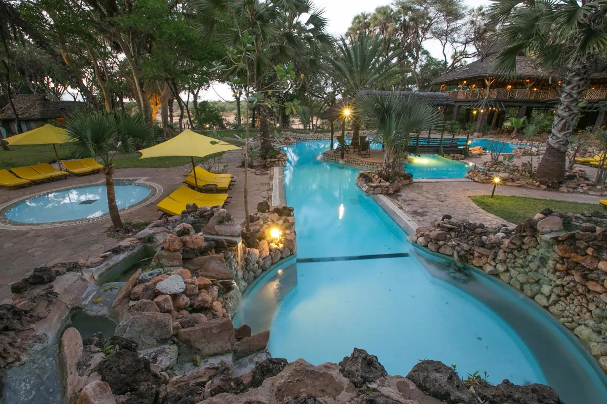 Swimming pool in Sarova Shaba Game Lodge Swimming pool in Sarova Shaba Game Lodge