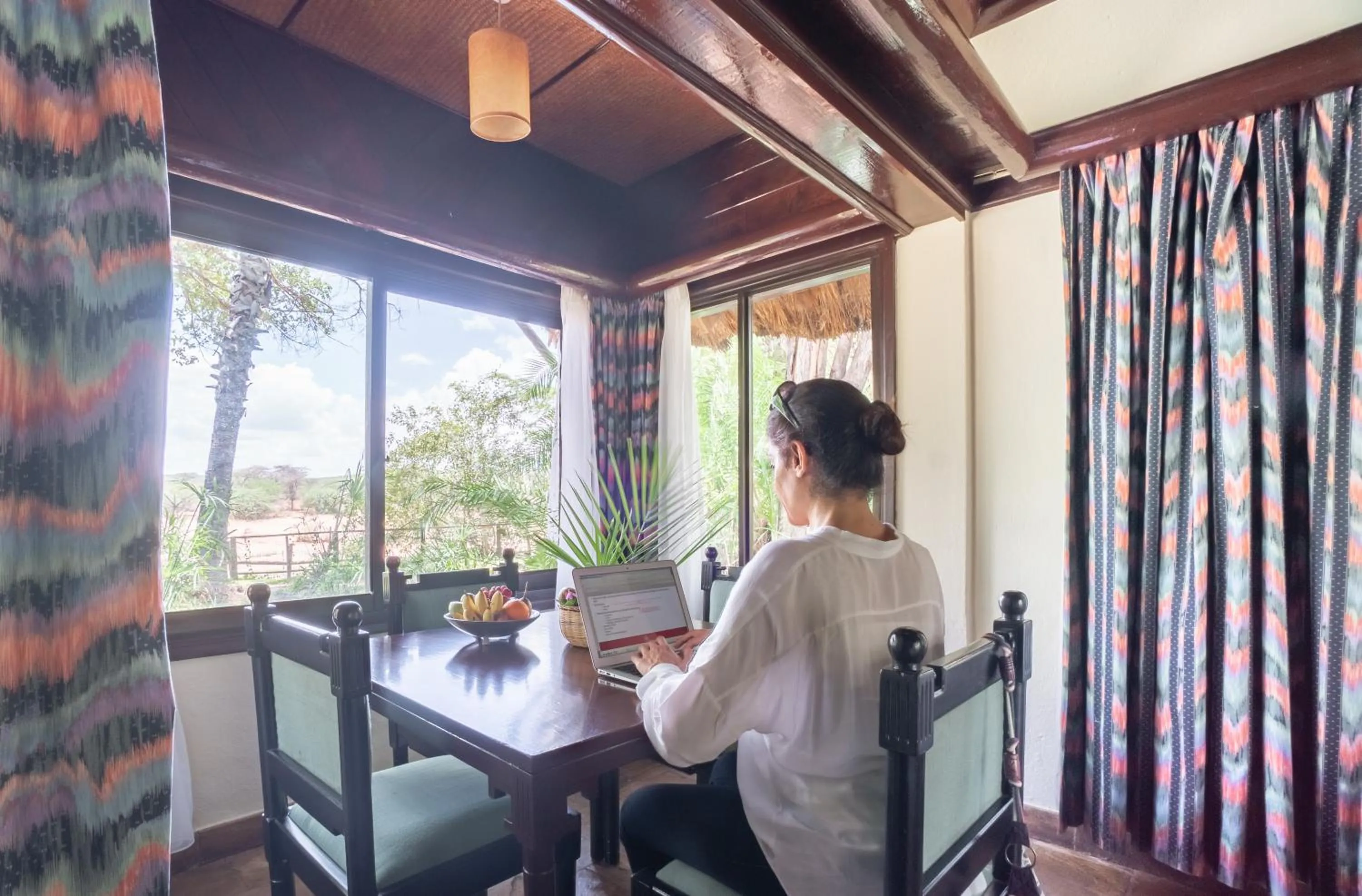 People in Sarova Shaba Game Lodge