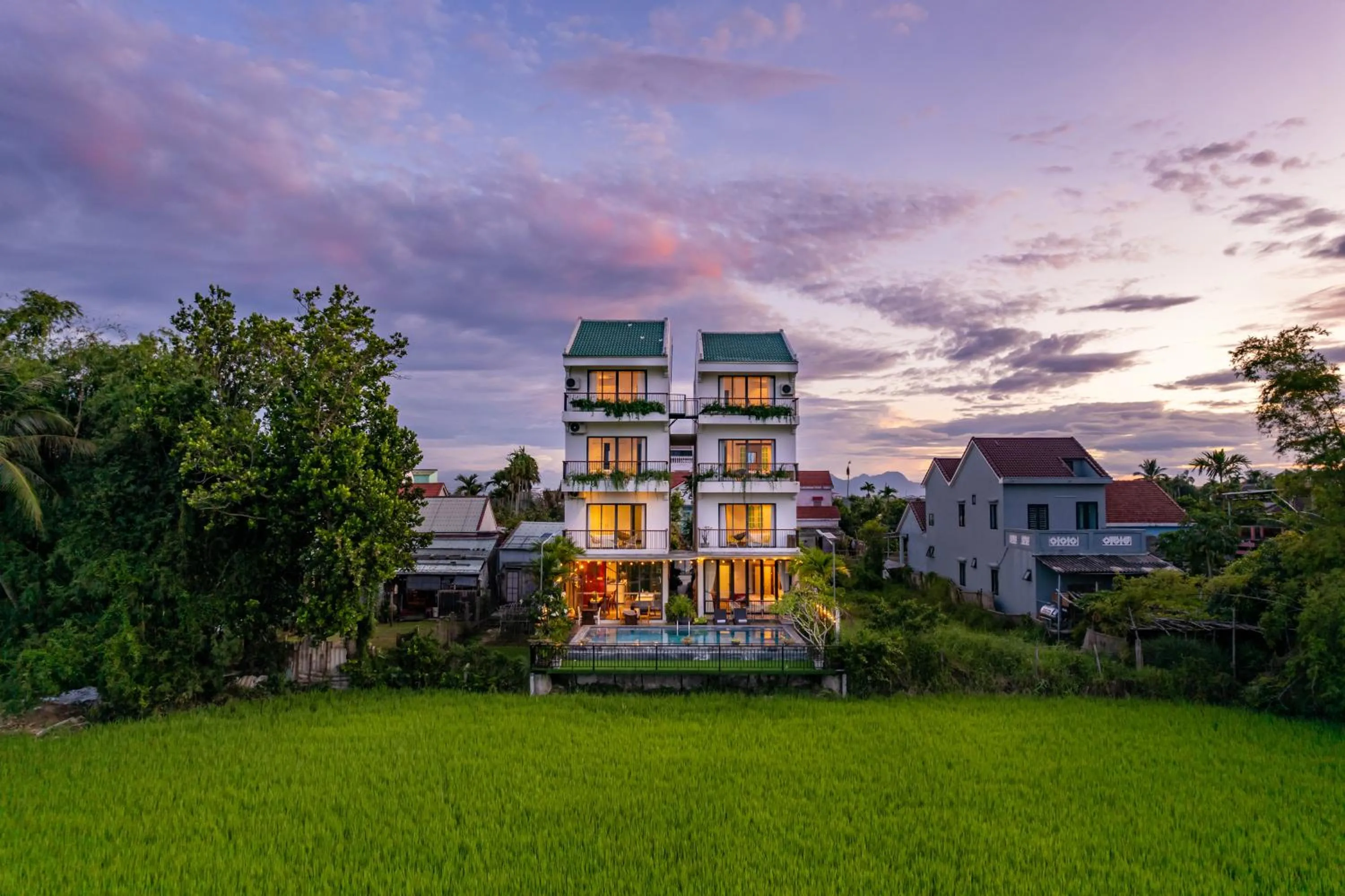 Property building in Jade Hoi An Rice Paddies