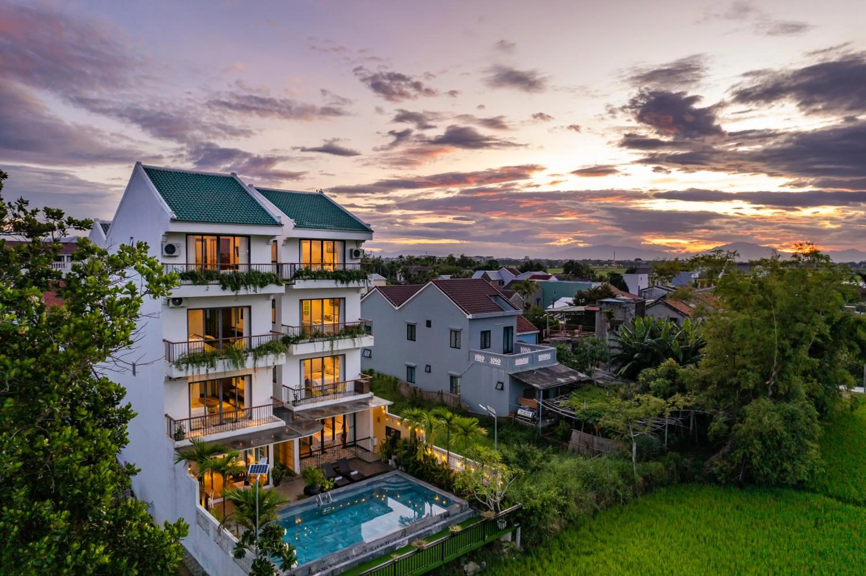 Property building in Jade Hoi An Rice Paddies