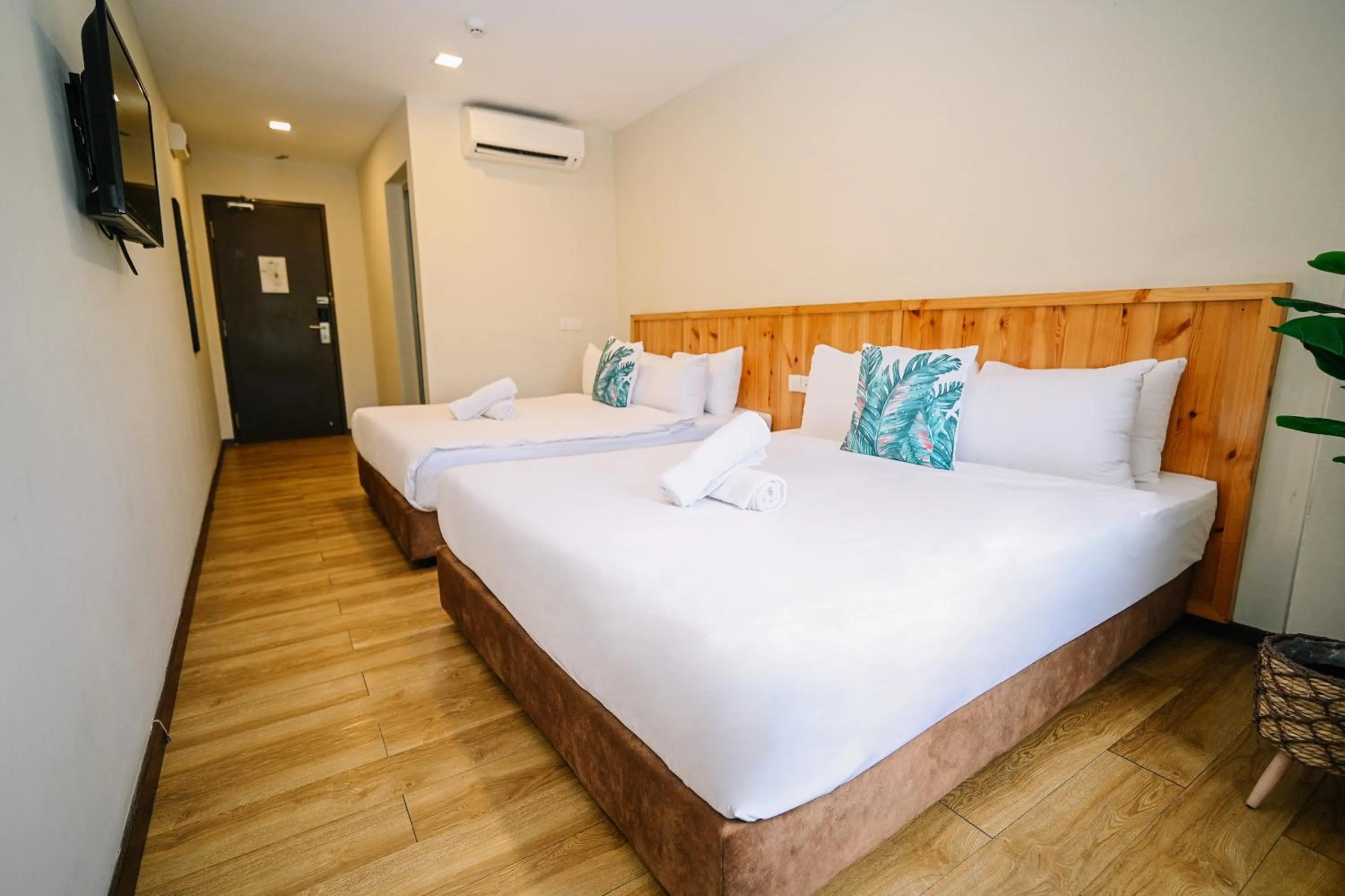 Bed in Swing & Pillows - Apple Hotel Shah Alam