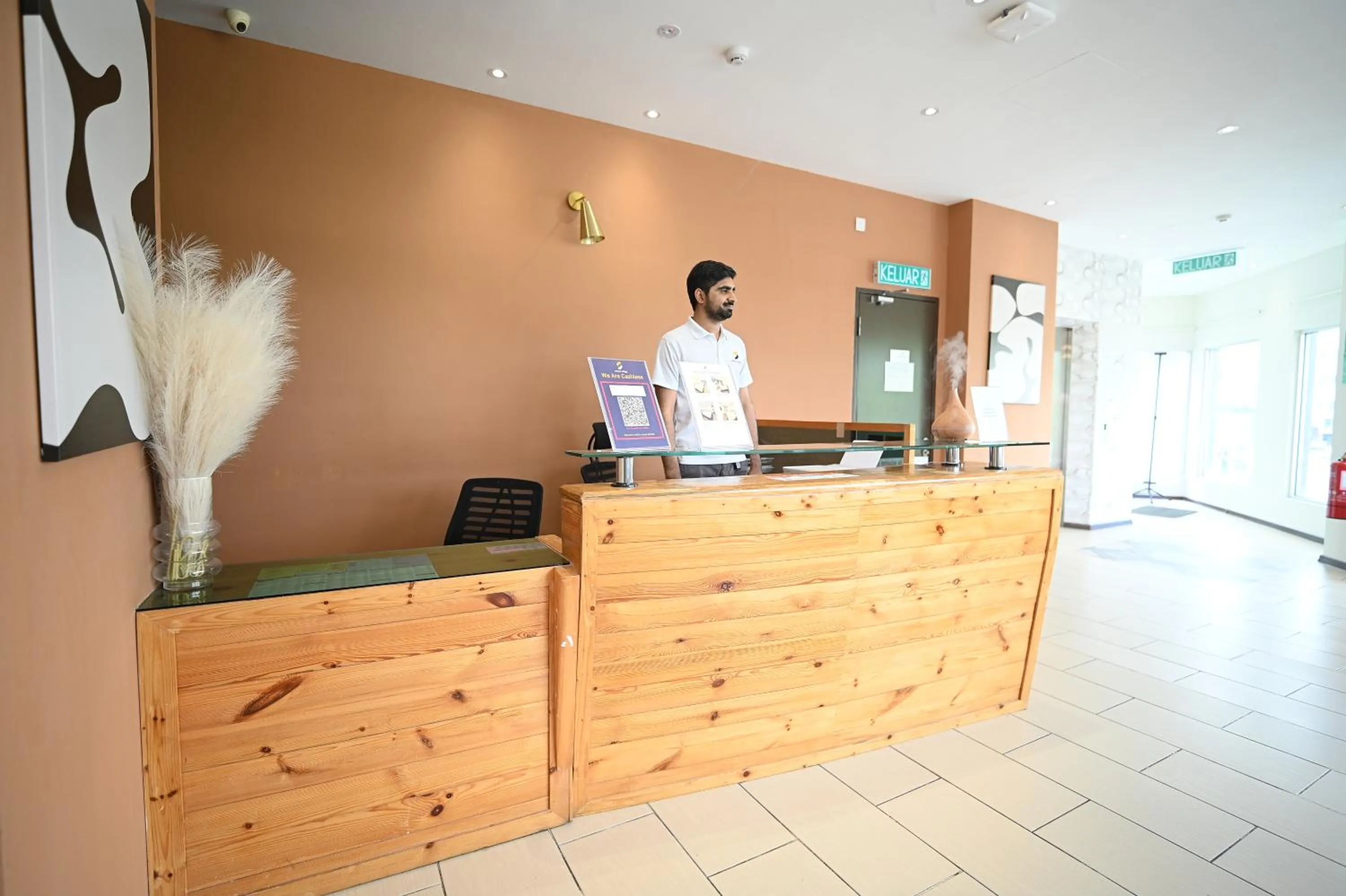 Staff in Swing & Pillows - Apple Hotel Shah Alam