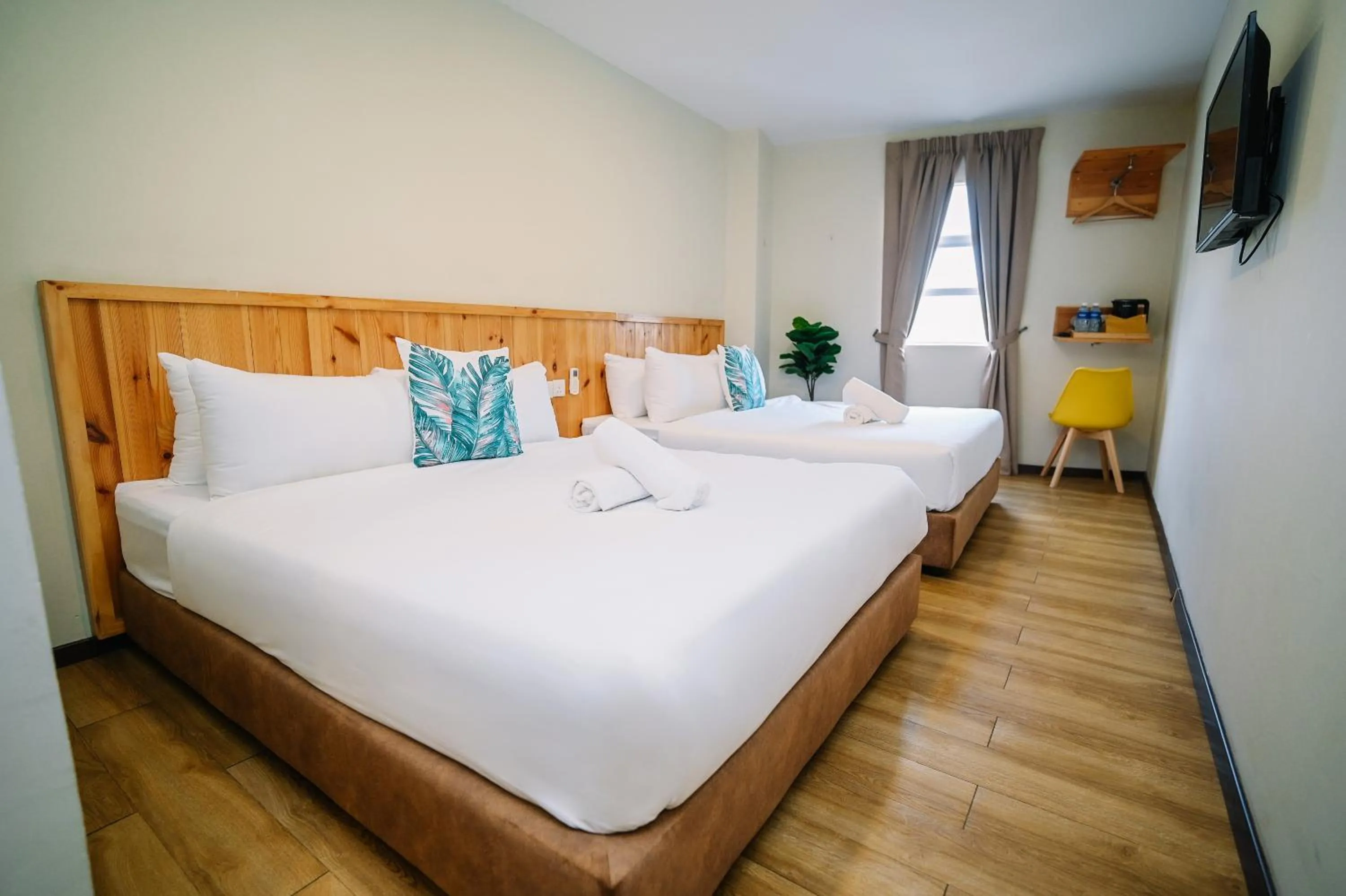 Bed in Swing & Pillows - Apple Hotel Shah Alam