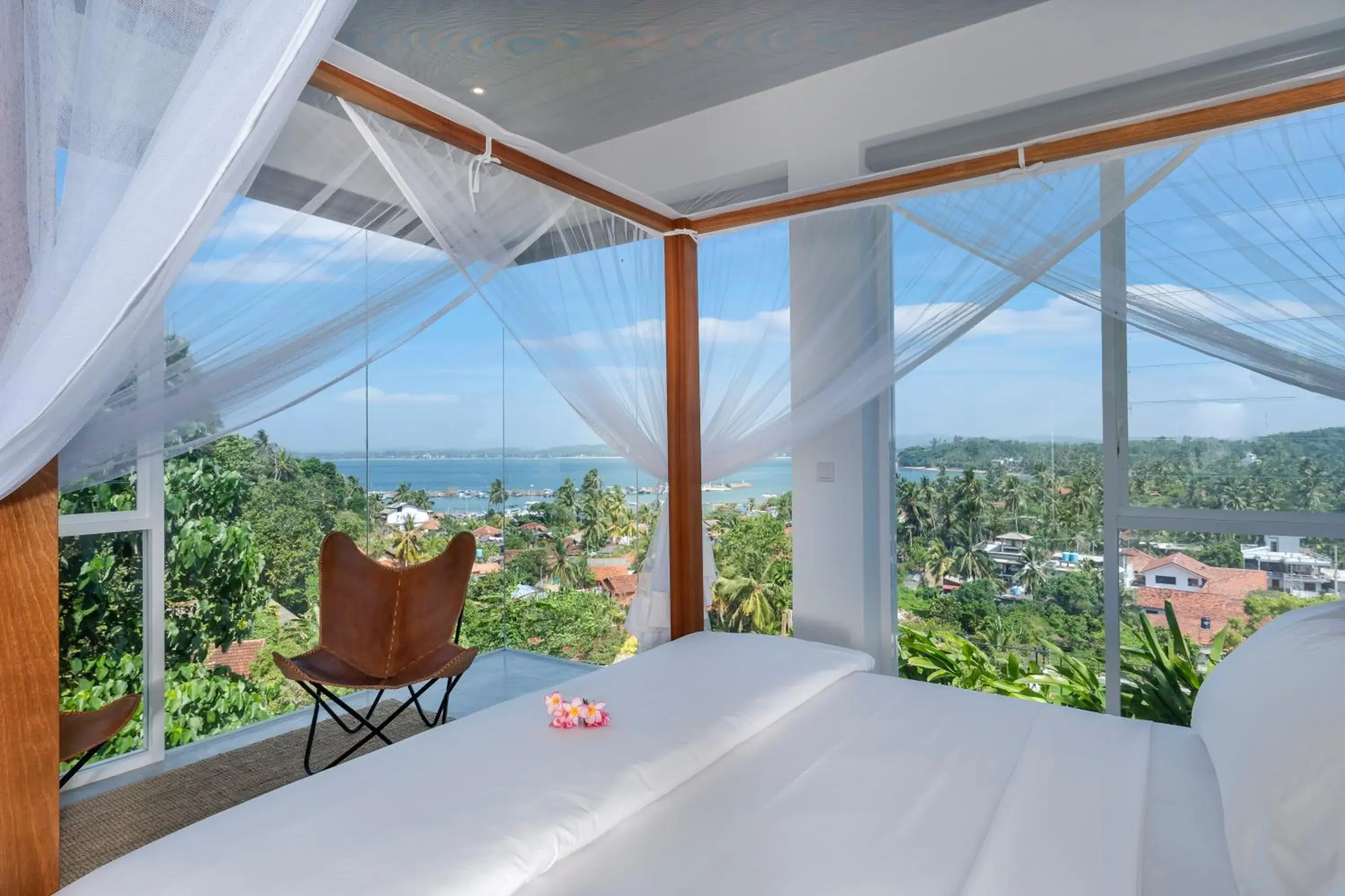 Deluxe Double Room with Sea View in The Nine Mirissa Deluxe Double Room with Sea View in The Nine Mirissa