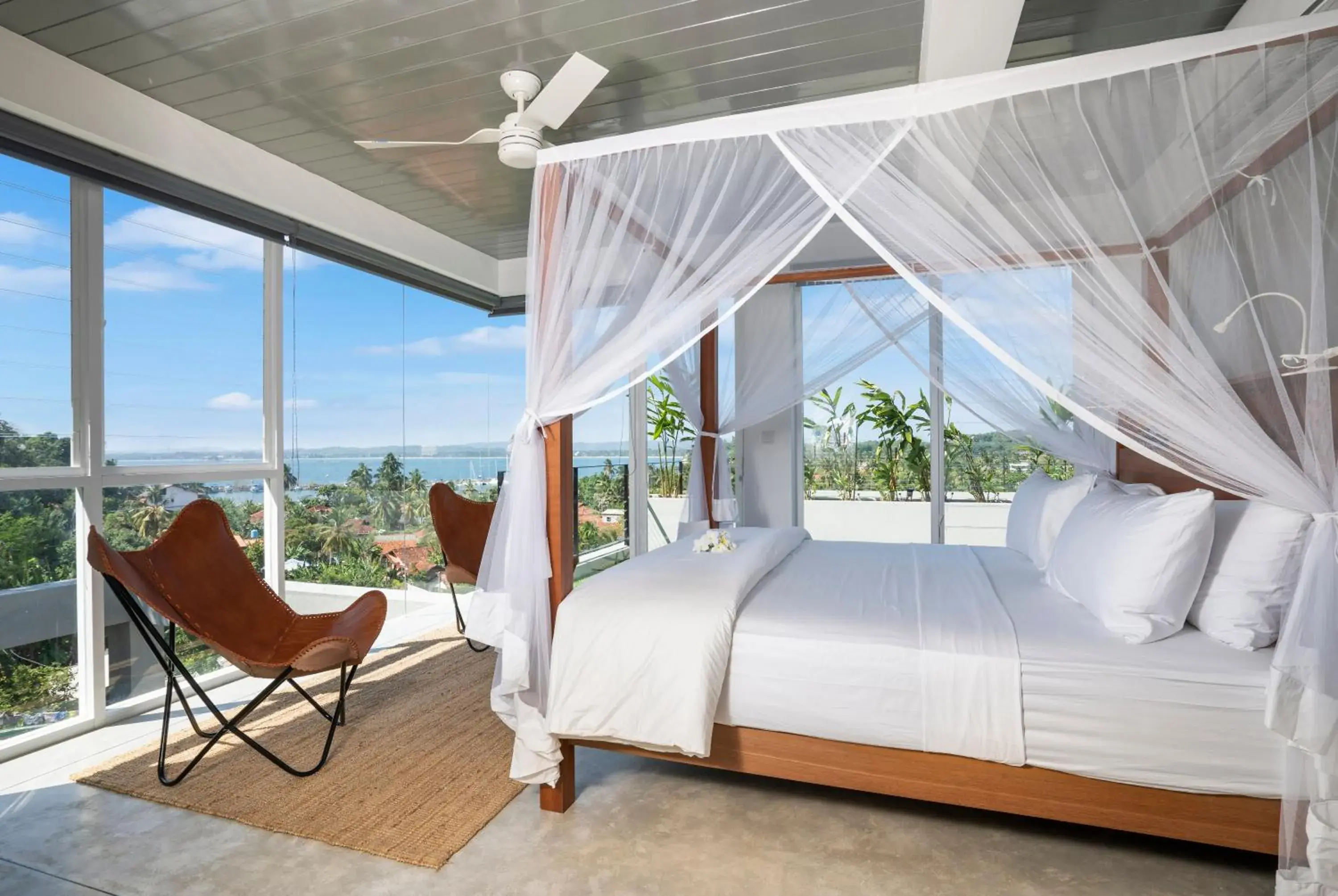 Deluxe Double Room with Balcony and Sea View in The Nine Mirissa Deluxe Double Room with Balcony and Sea View in The Nine Mirissa