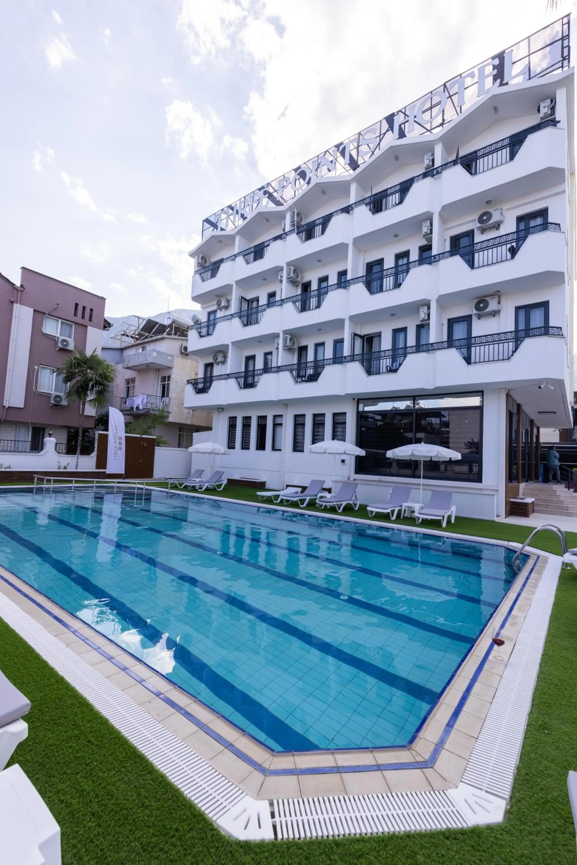 Property building in Three Points Hotel