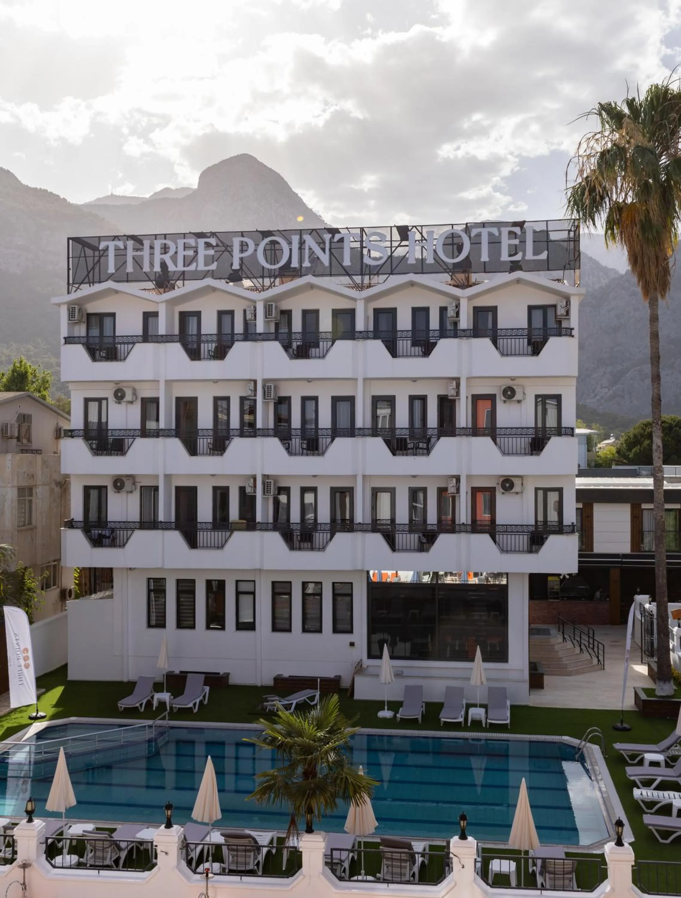 Property building in Three Points Hotel