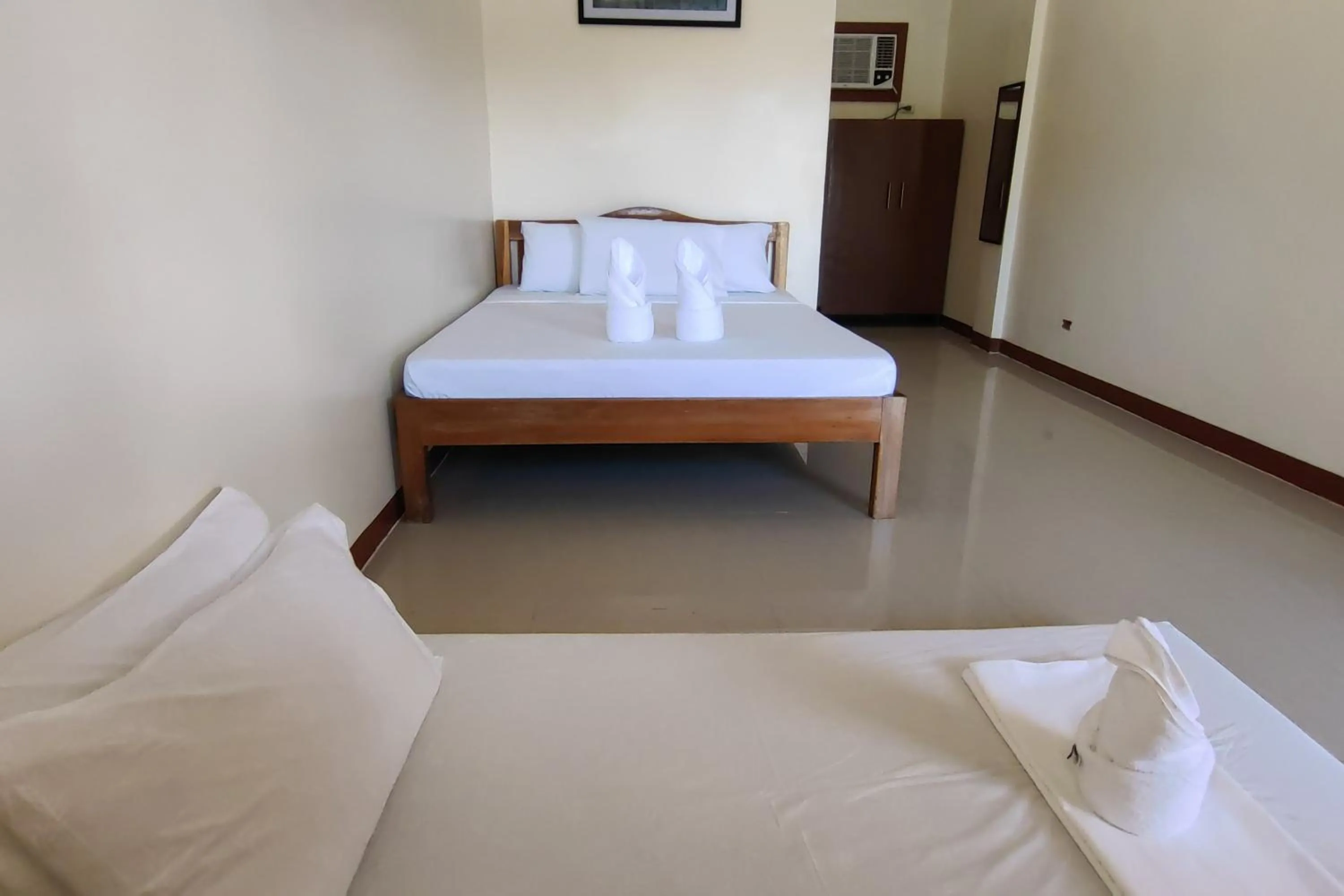 Bedroom, Bed in Summer Wind Pension