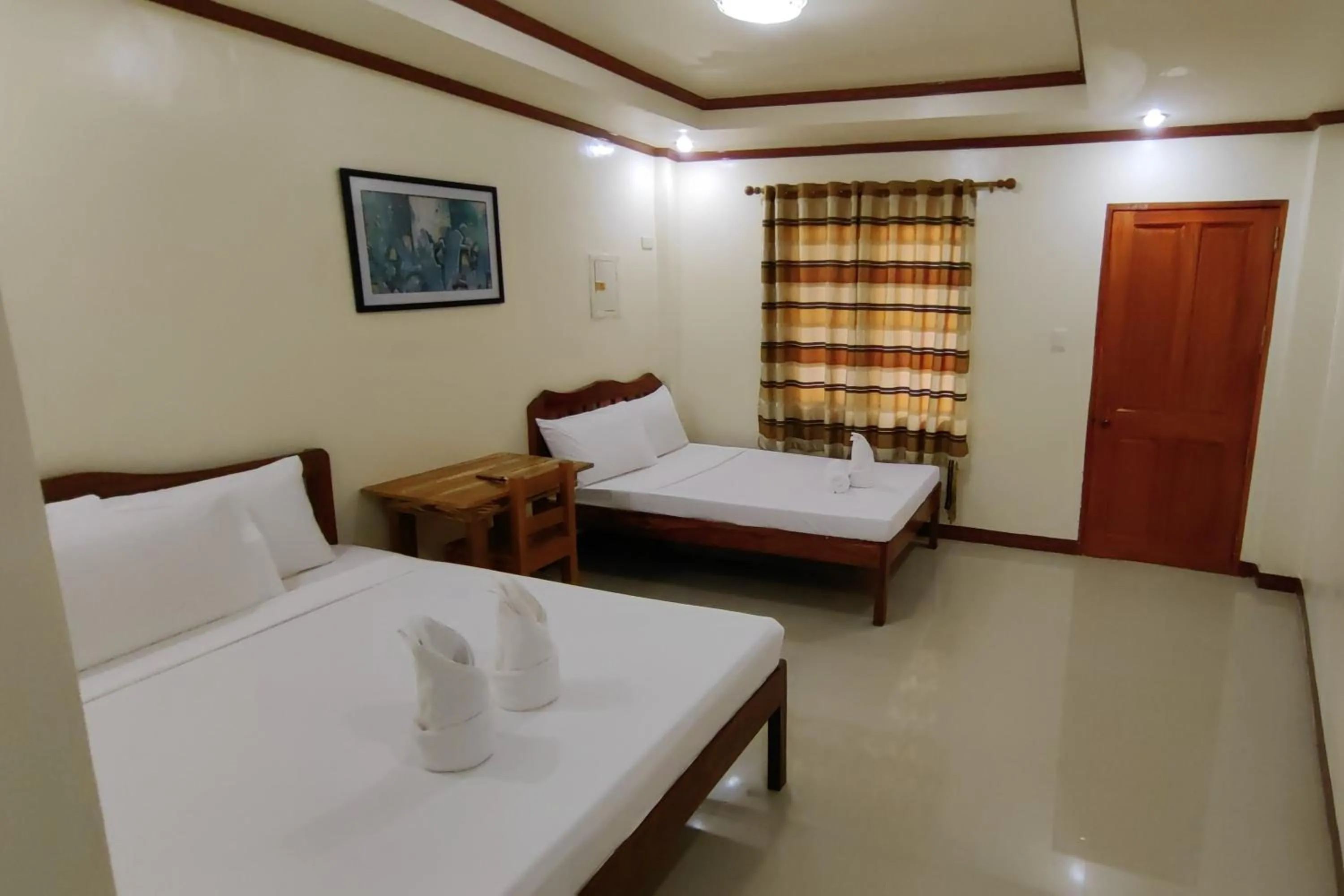 Bedroom, Bed in Summer Wind Pension