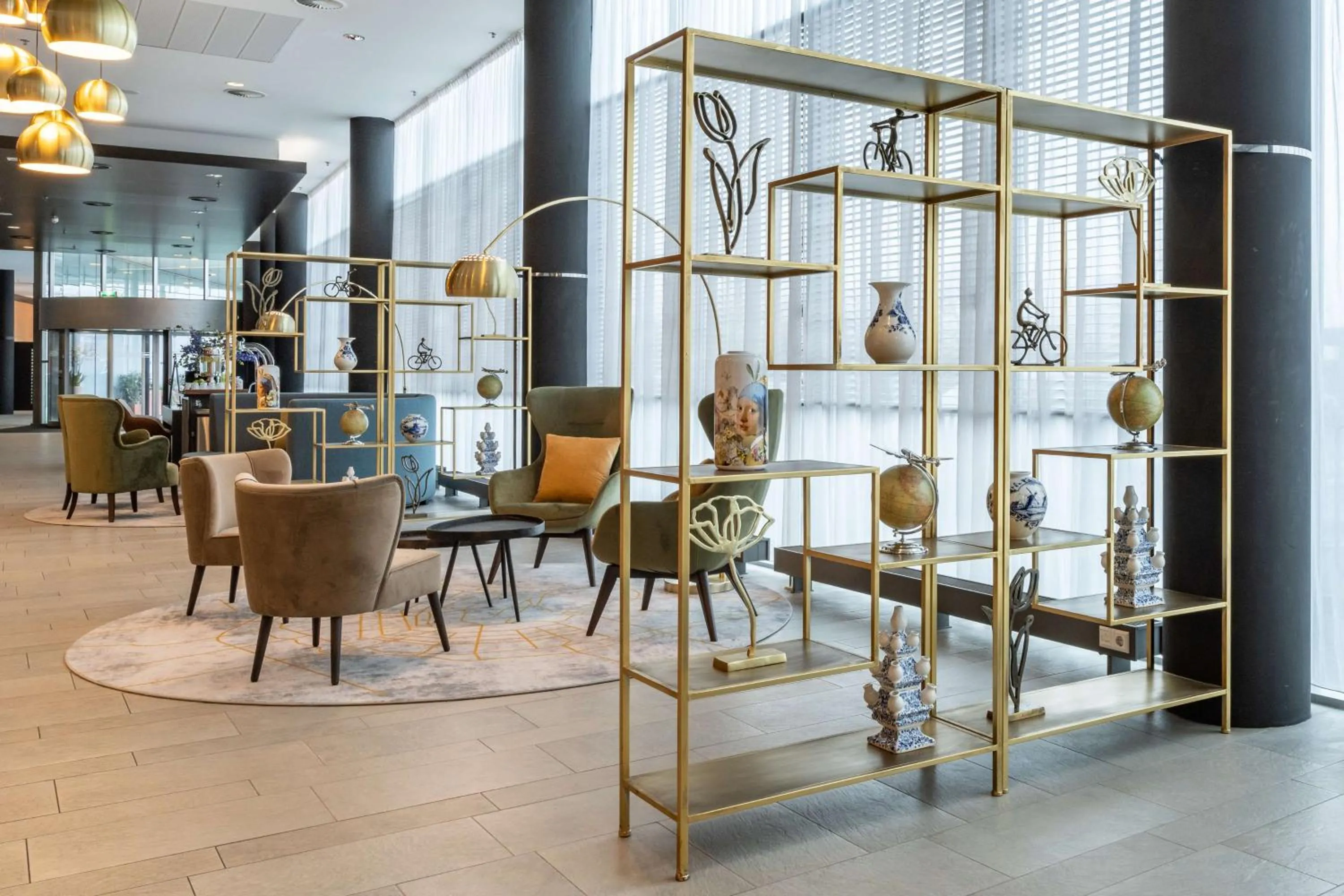 Lobby or reception in Park Plaza Amsterdam Airport