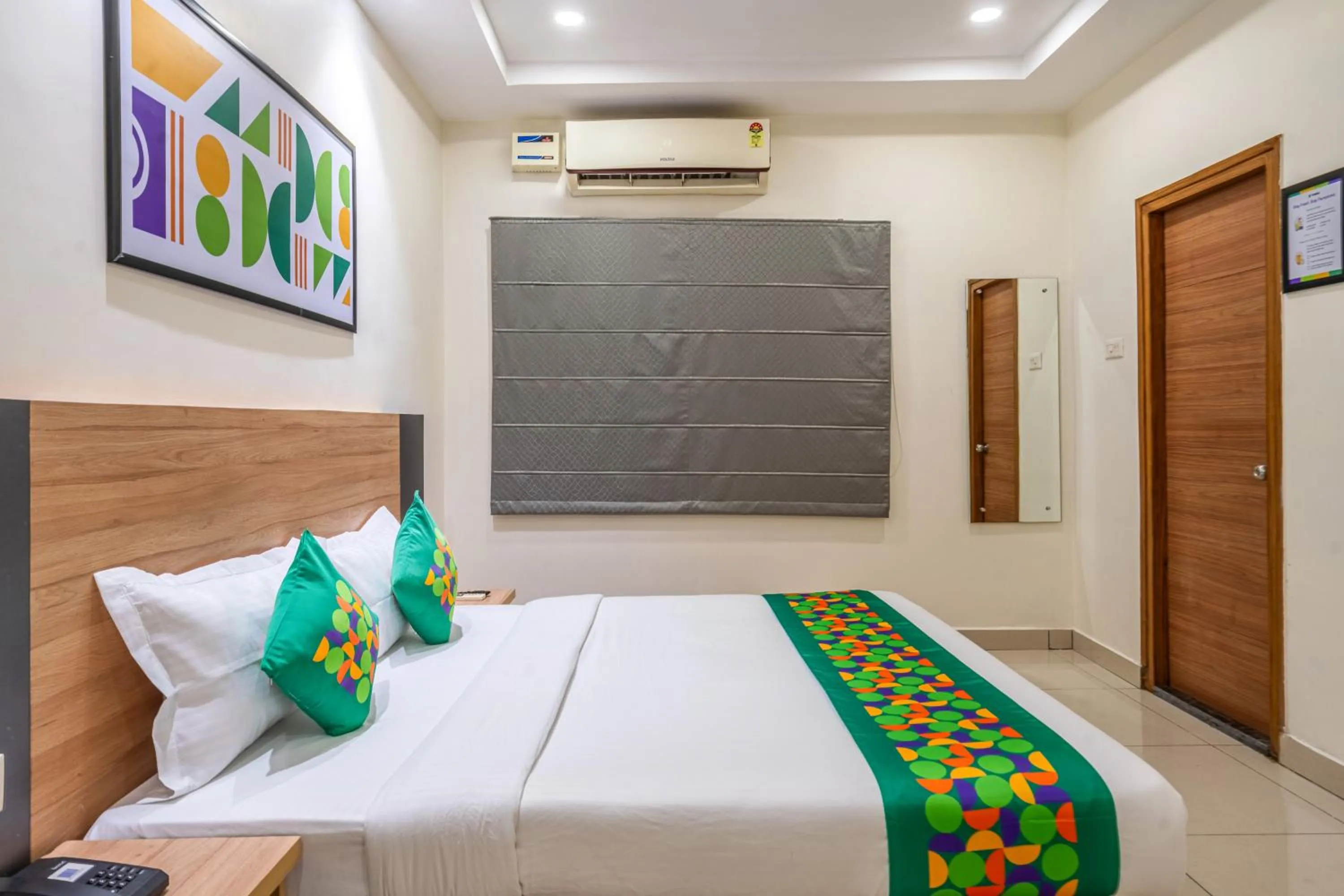 Bedroom, Bed in Treebo Sapphire Bliss