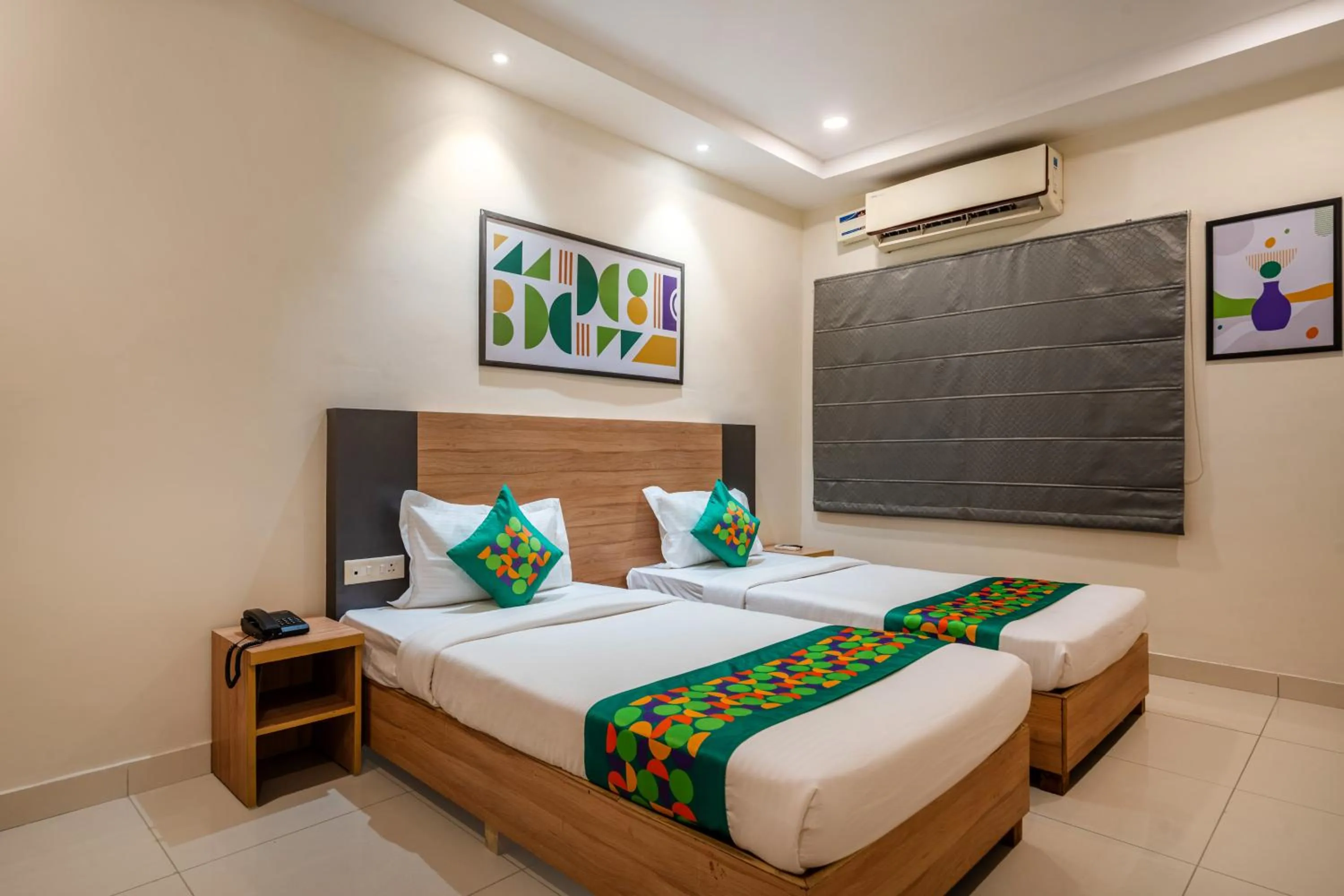 Bedroom, Bed in Treebo Sapphire Bliss