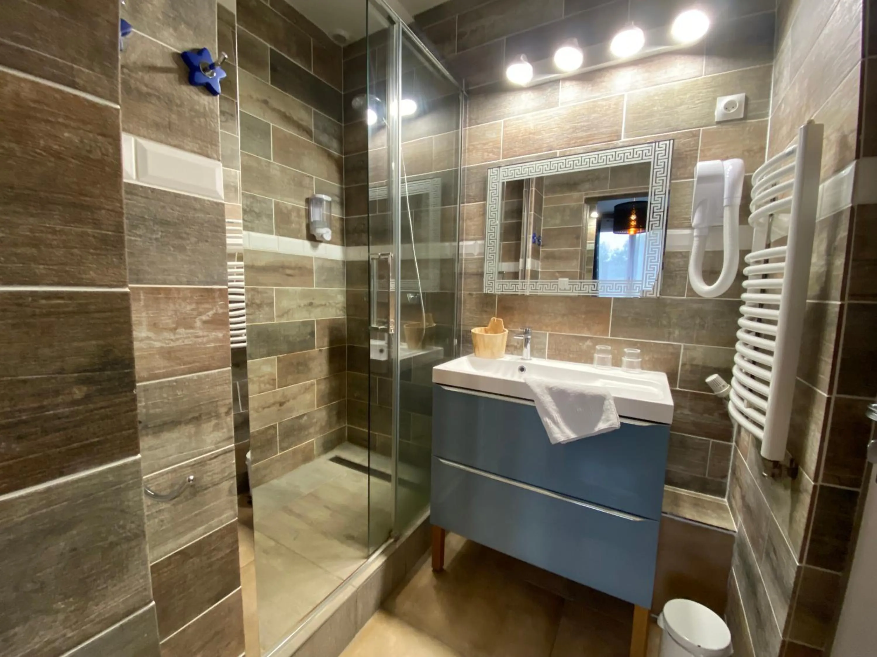 Bathroom in Hotel Moulin de Villiers