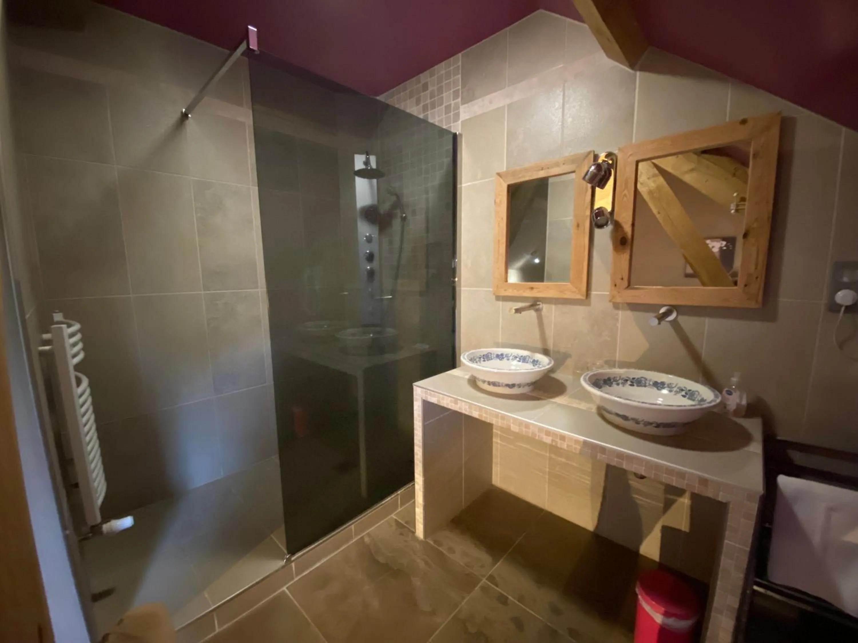 Bathroom in Hotel Moulin de Villiers