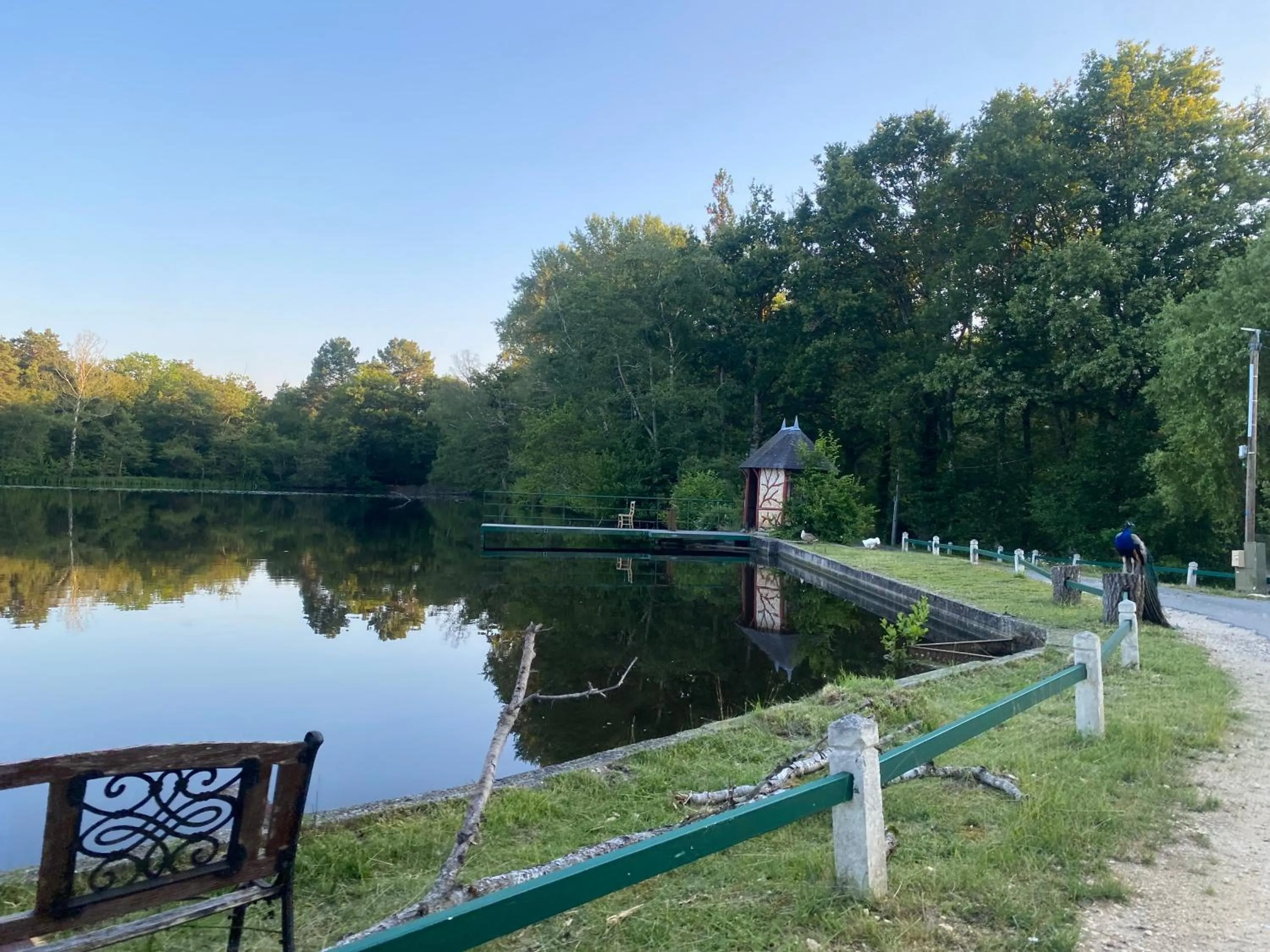 Natural landscape in Hotel Moulin de Villiers