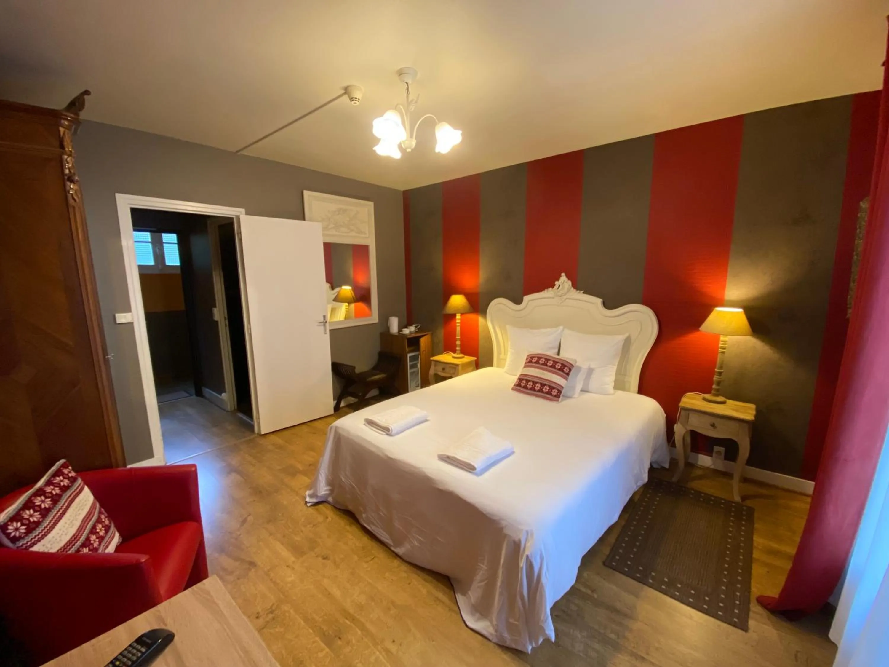 Bed in Hotel Moulin de Villiers