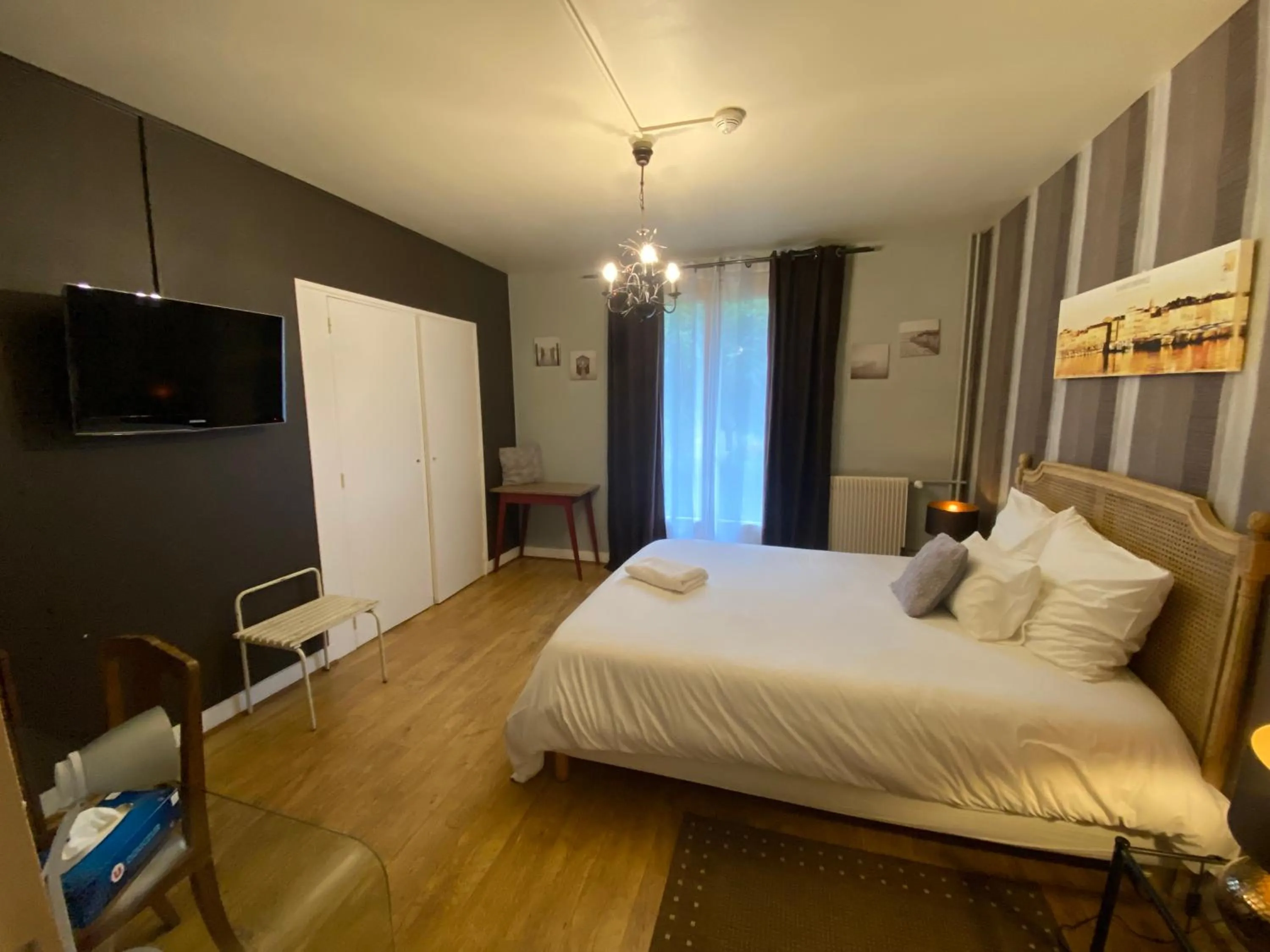 Bed in Hotel Moulin de Villiers