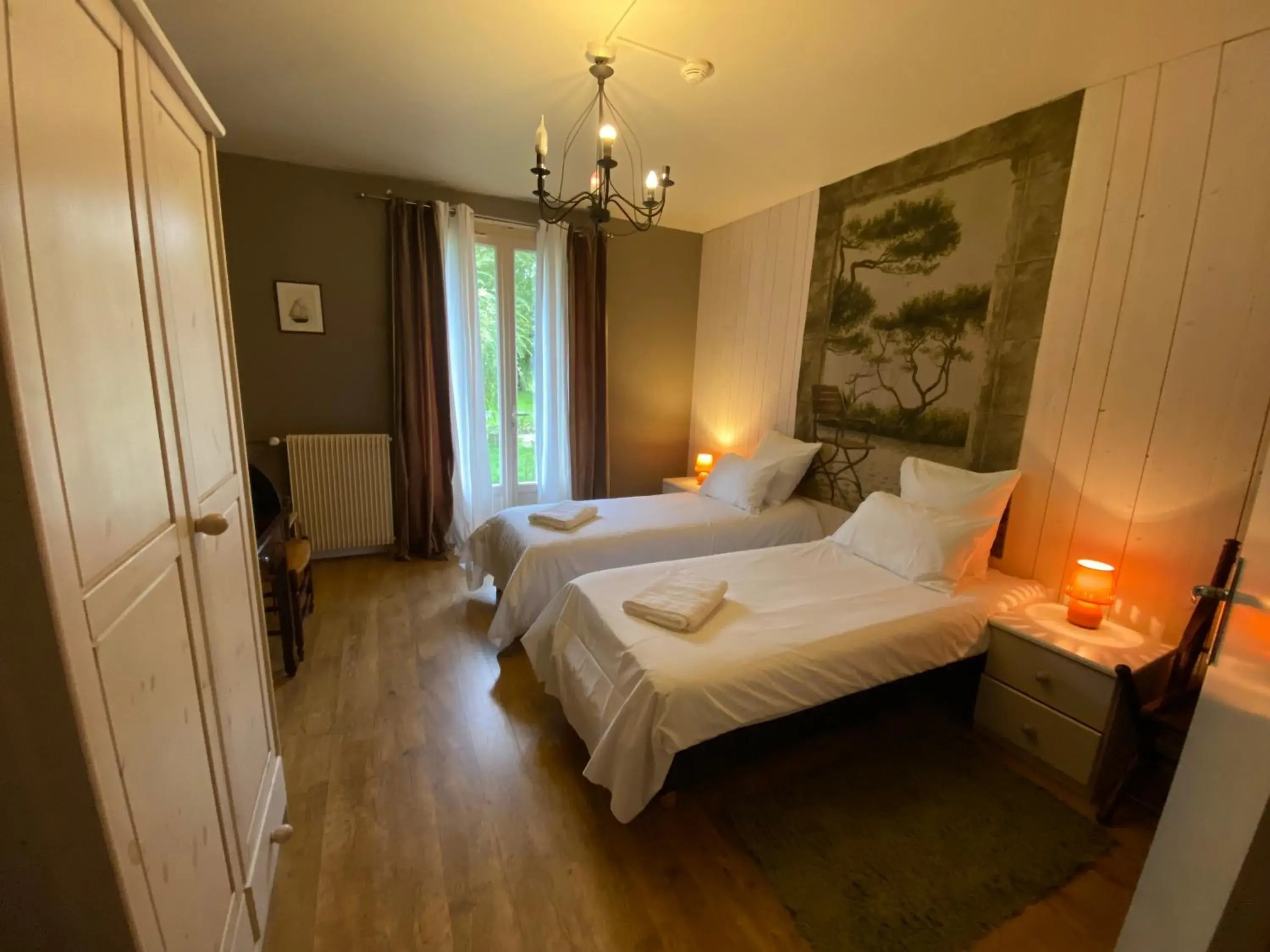 Twin Room with Garden View in Domaine du Grand Etang Twin Room with Garden View in Domaine du Grand Etang