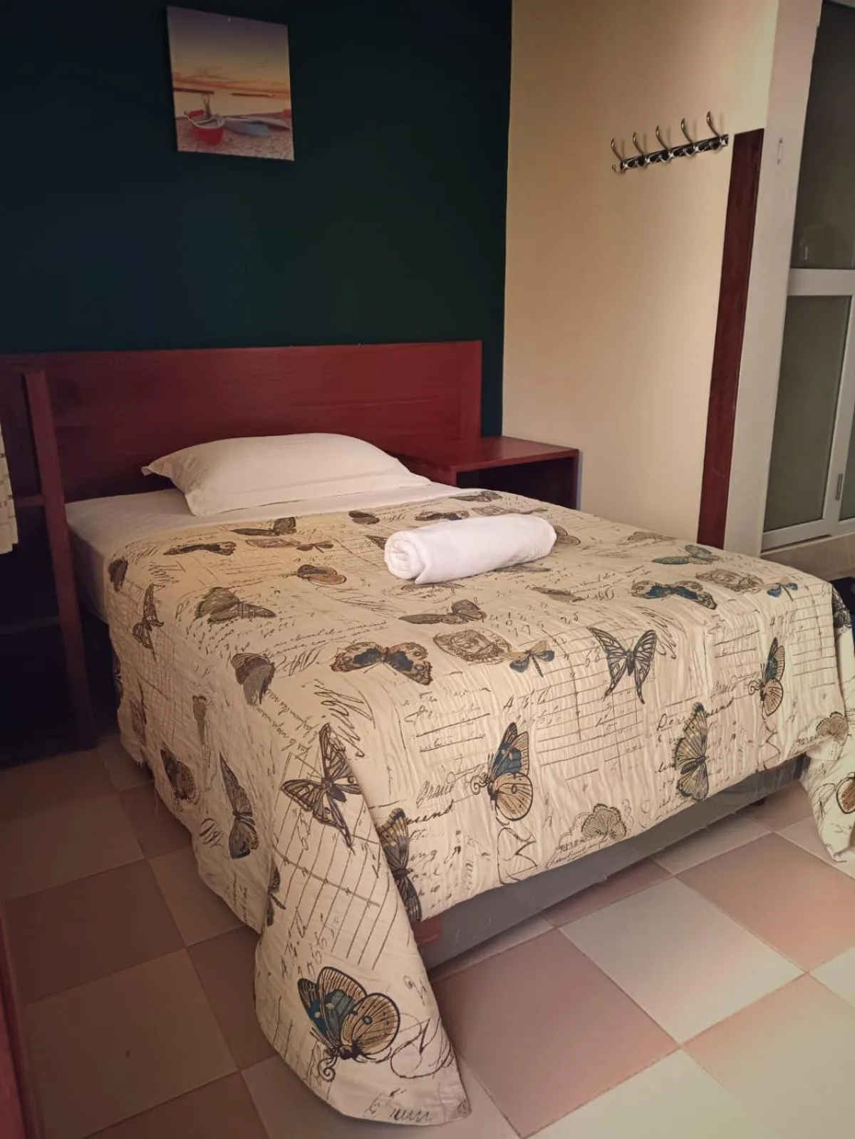 Bed in Hotel Bom Amigo